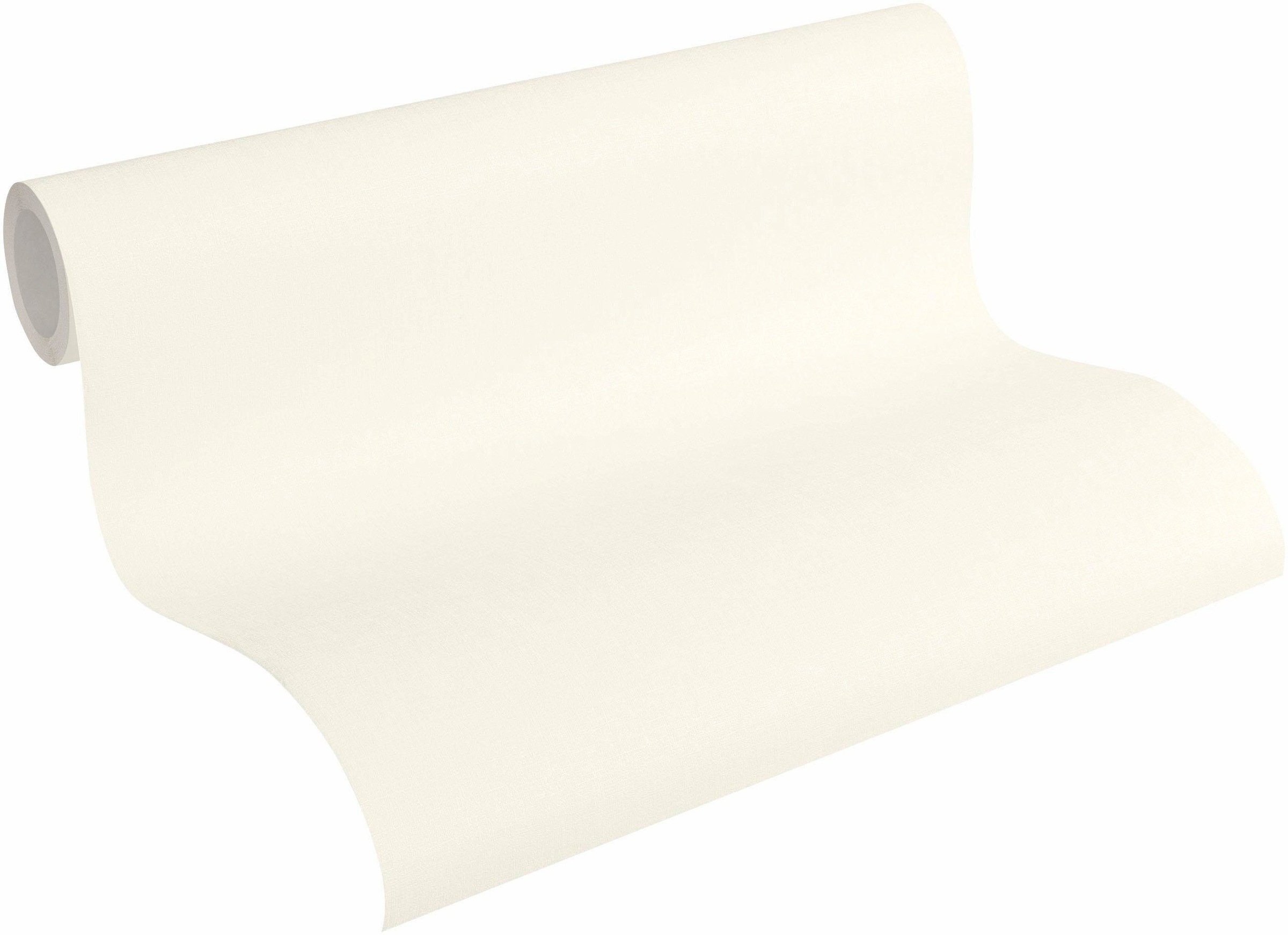 living walls Vliestapete »Life« Strukturmuster | einfarbig | uni | unifarben glatt Tapete einfarbig Metallic Tapeten Wohnzimmer Schlafzimmer Küche Flur