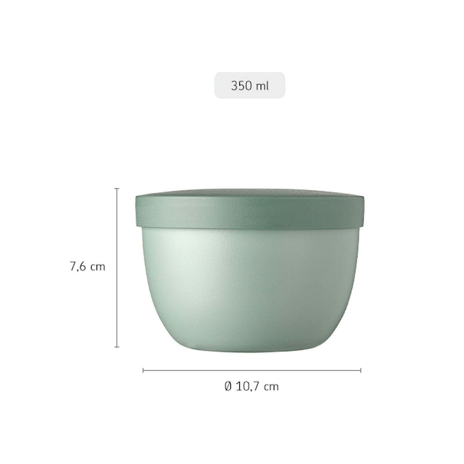 Mepal Vivid Blau Lunchbox "Snackpot Ellipse 350 Ml" von Baur - Bild 3