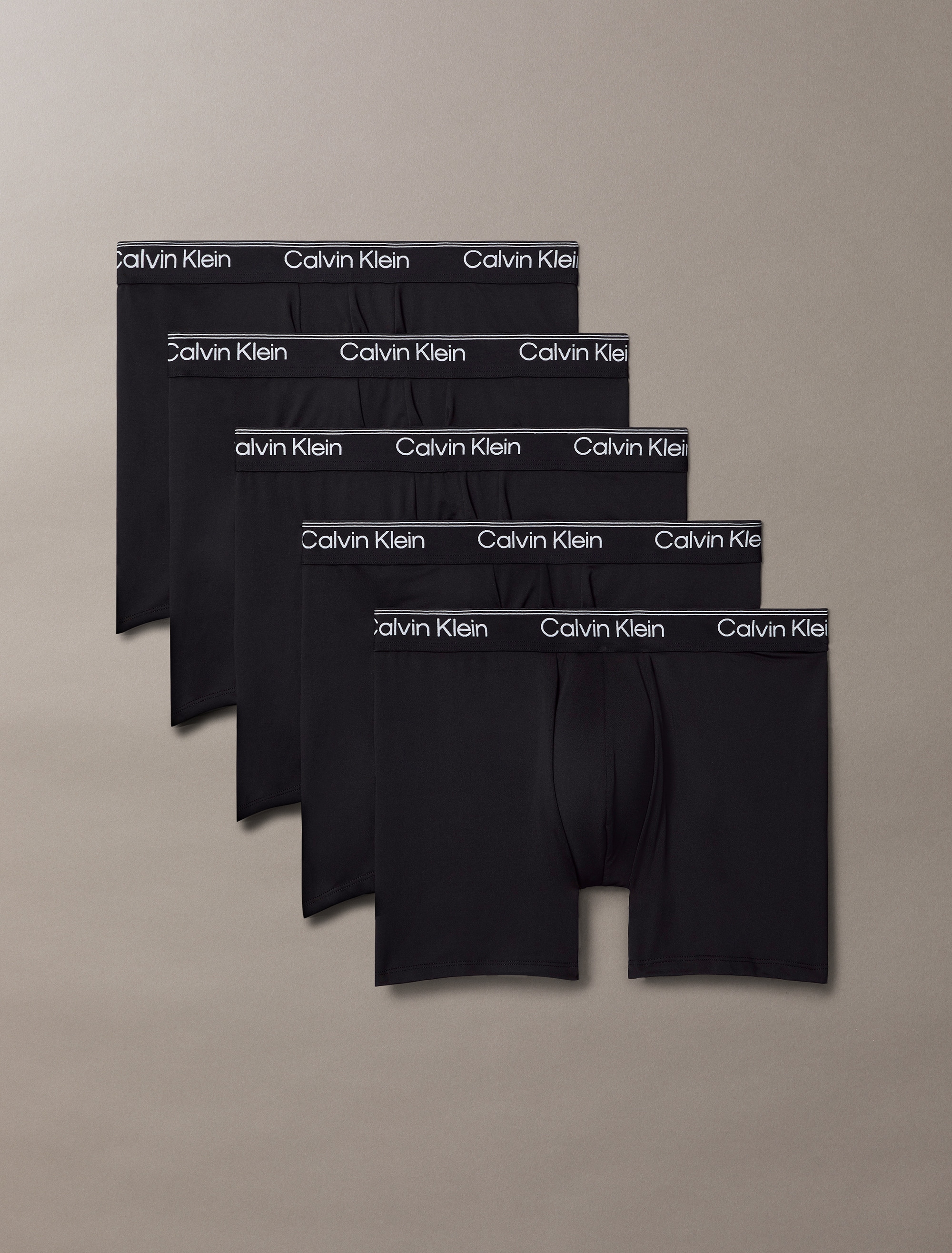 Calvin Klein Underwear Boxer »BOXER BRIEF 5PK«, (Packung, 5 St., 5er-Pack), Mit elastischem Bund