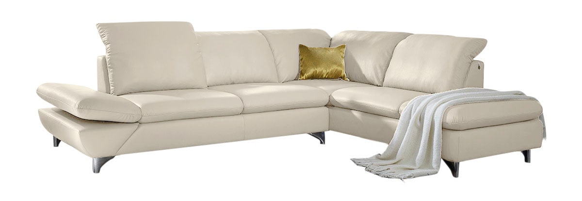 W.SCHILLIG Ecksofa "taoo, elegant und zeitlos, bequem, L-Form" mit Sitziefe günstig online kaufen