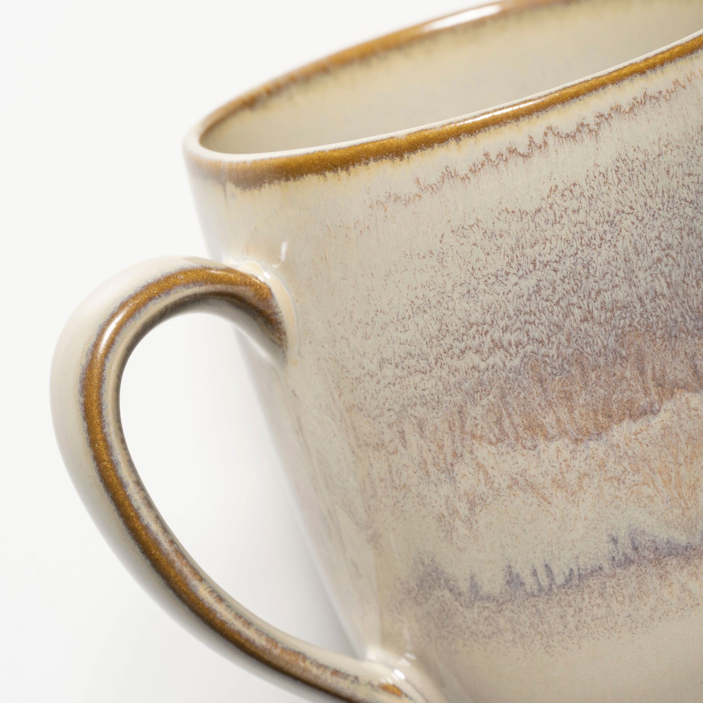 gipfelstück Becher "Nebelwald" Scandi-Style, Reaktivglasur, jedes Stück ein günstig online kaufen