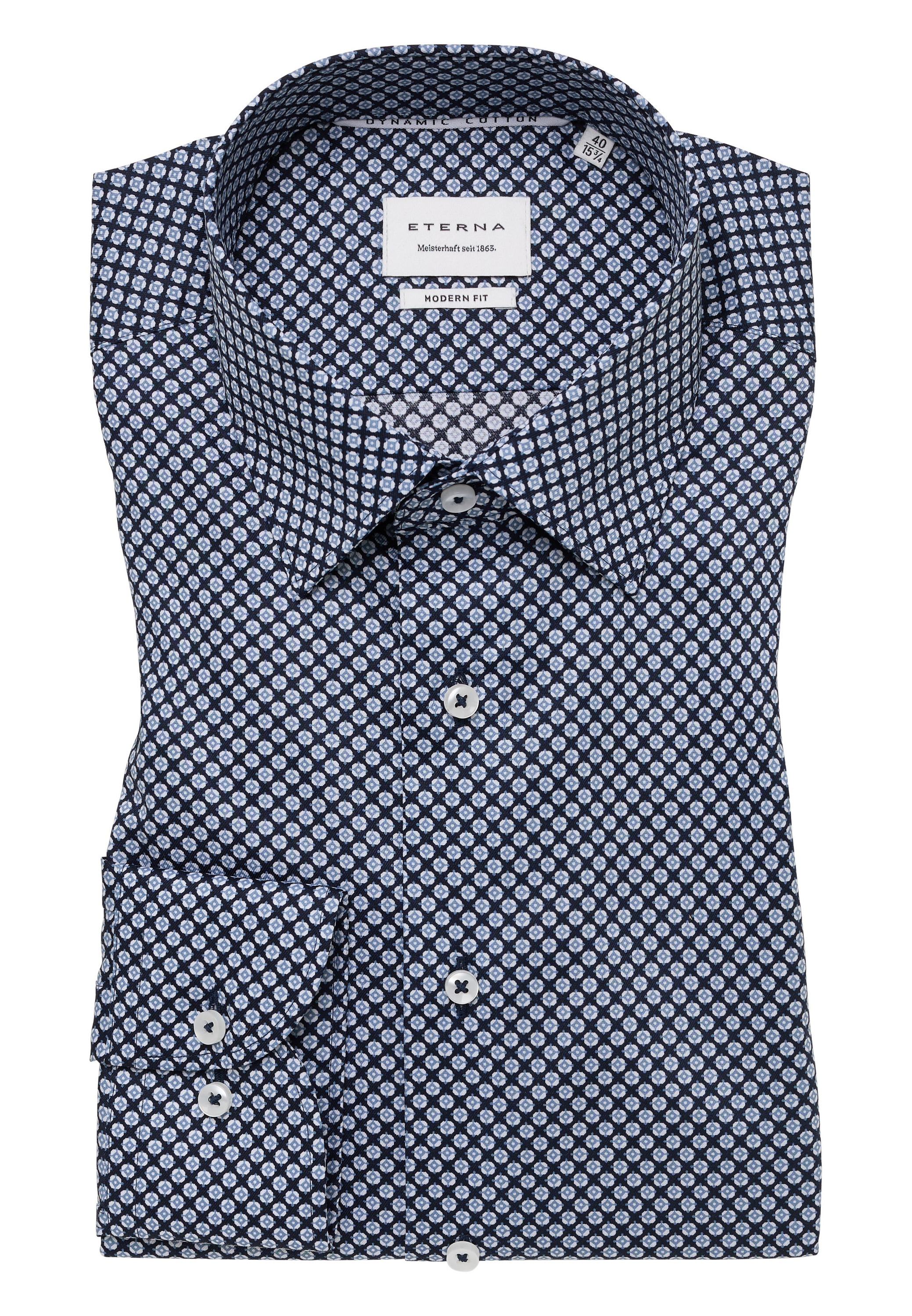 Eterna Langarmhemd »MODERN FIT«, NON IRON (bügelfrei)