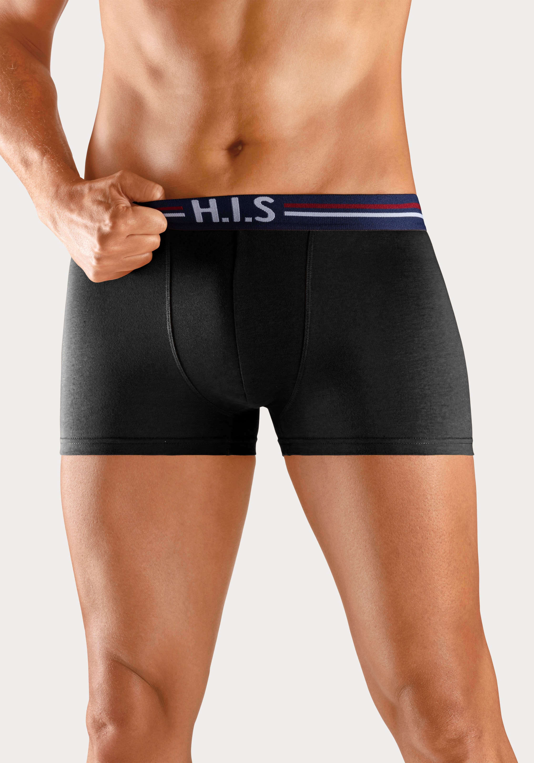 H.I.S Boxer "Boxershorts für Herren", (Packung, 5 St.), mit Streifen und Ma günstig online kaufen