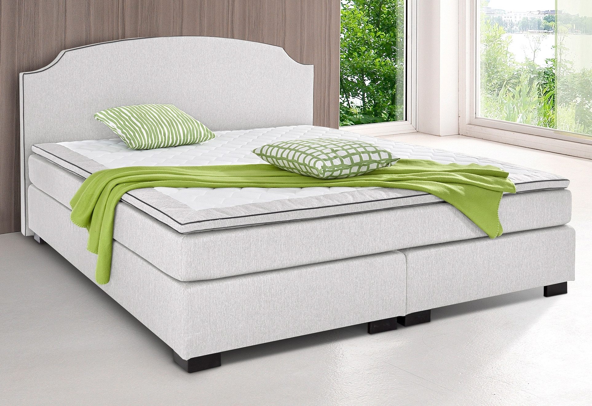 ATLANTIC home collection Boxspringbett, inkl. Topper