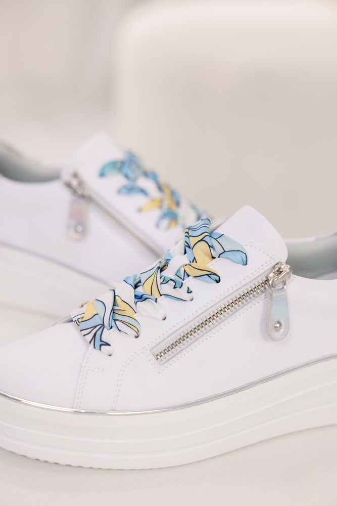 Thumbnail - Remonte Plateausneaker Freizeitschuh, Halbschuh, Schnürer mit Wechselfußbett