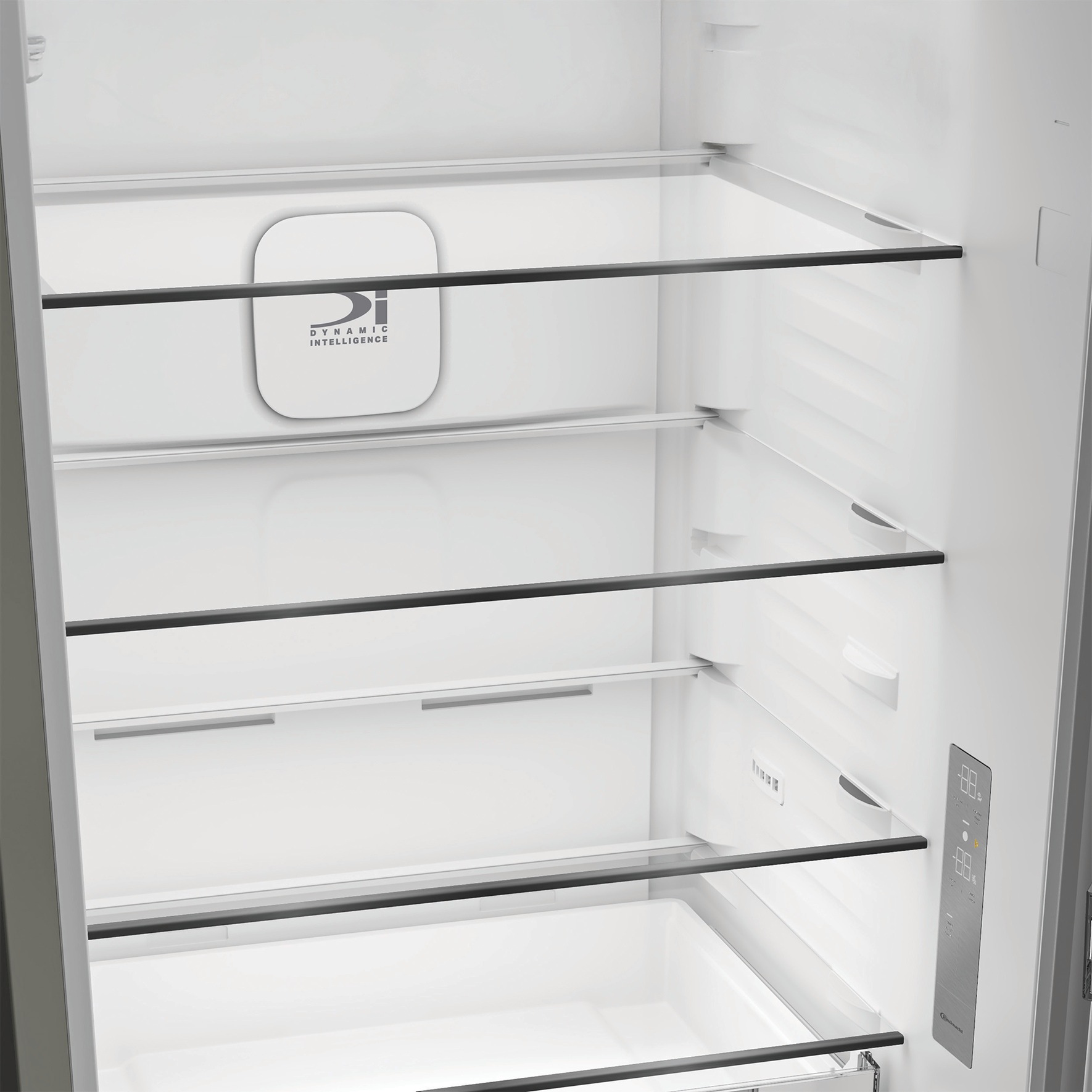 BAUKNECHT Kühl-/Gefrierkombination »KGDNF 20C IN« 203,5 cm hoch 59,5 cm breit FreshShield