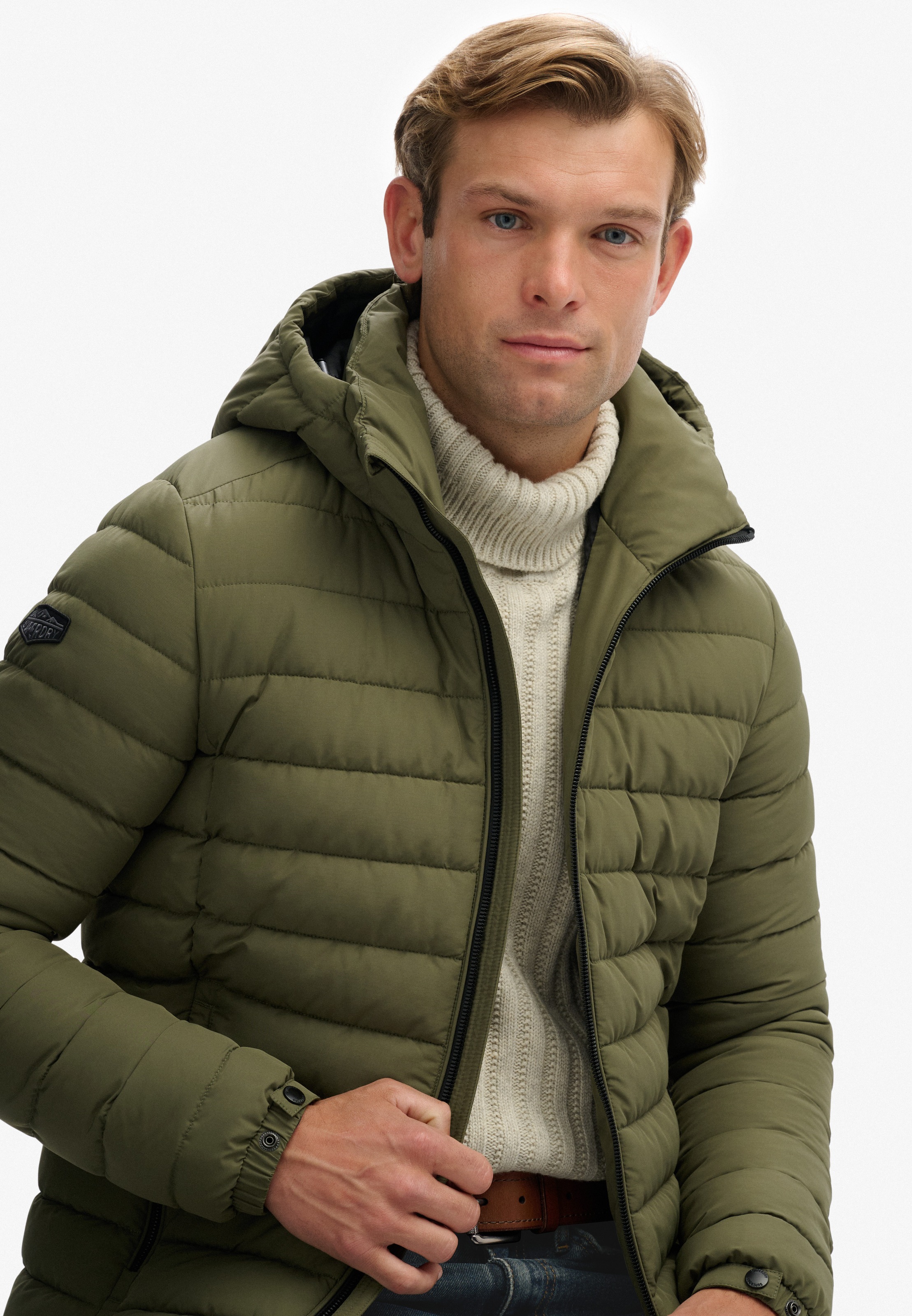 Thumbnail - Superdry Steppjacke "HOODED FUJI PADDED JACKET" mit Kapuze