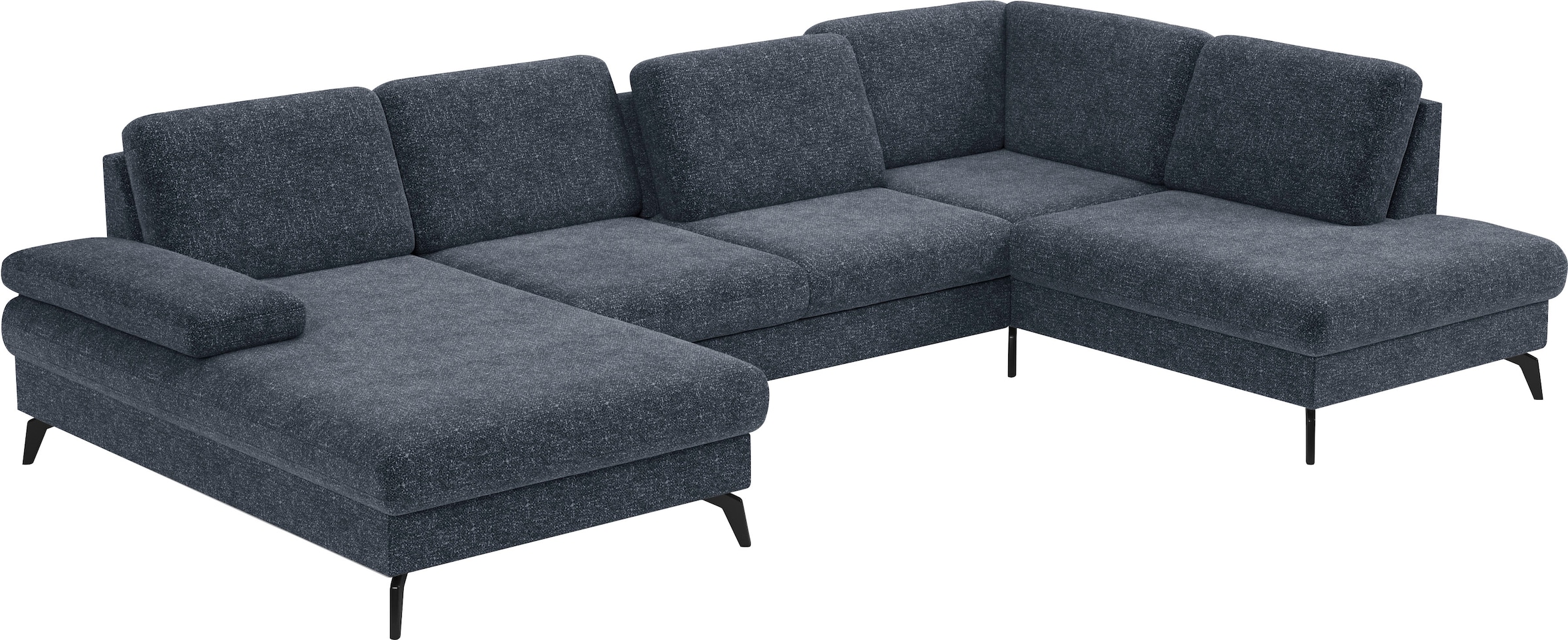 sit&more Wohnlandschaft »Morris U-Form, inkl. Sitztiefenverstellung«, wahlweise mit Armteilverstellung, Bettfunktion & Bettkasten