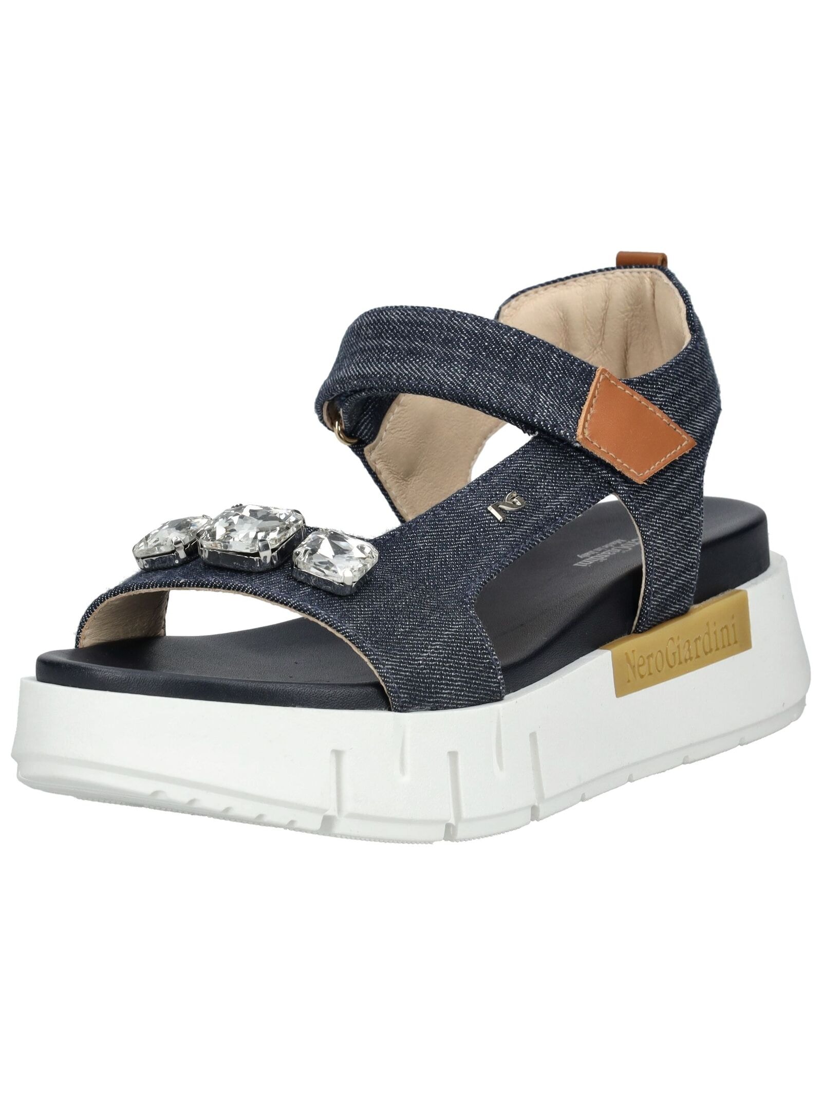 Nero Giardini Plateausandaletten "Nero Giardini Sandalen Lederimitat/Textil günstig online kaufen