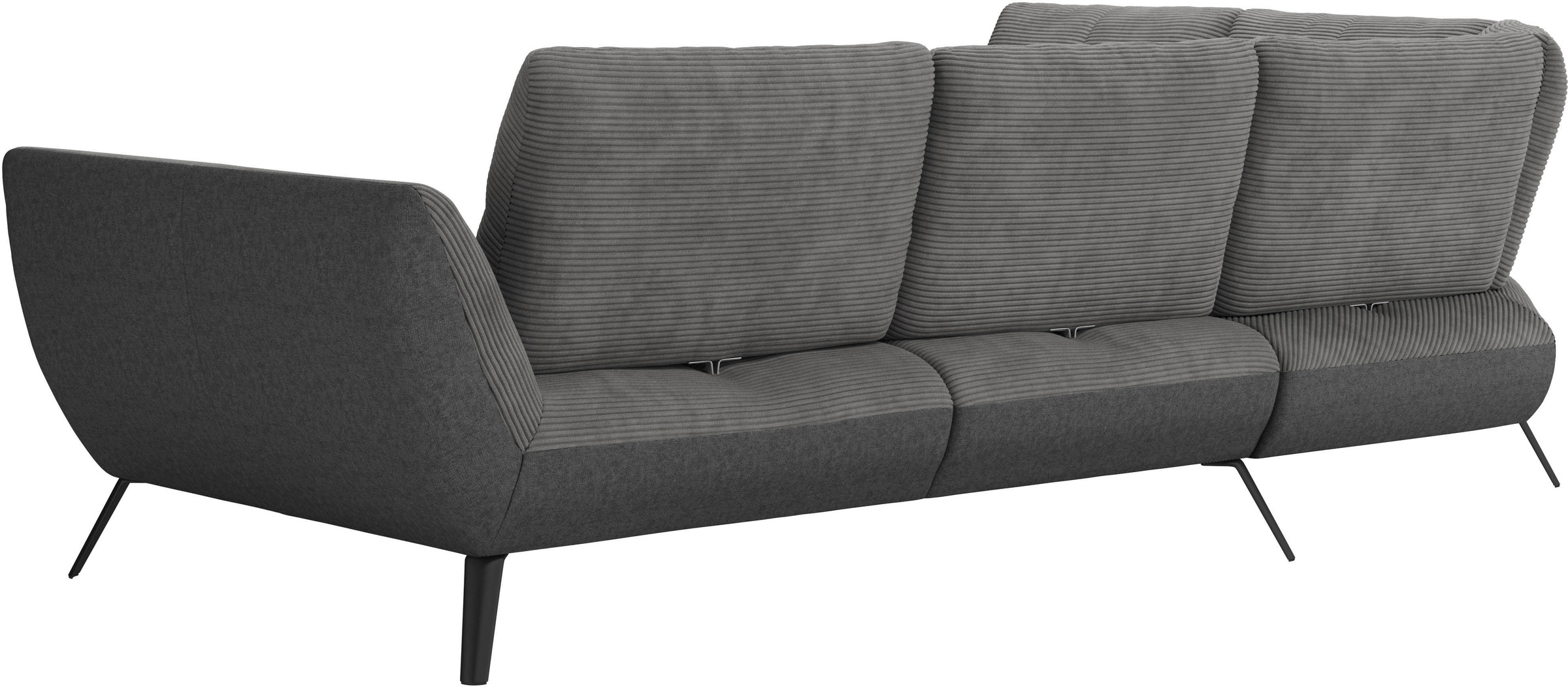 Places of Style Ecksofa »Mikado L-Form«, inkl. Sitztiefenverstellung und Armteilverstellung