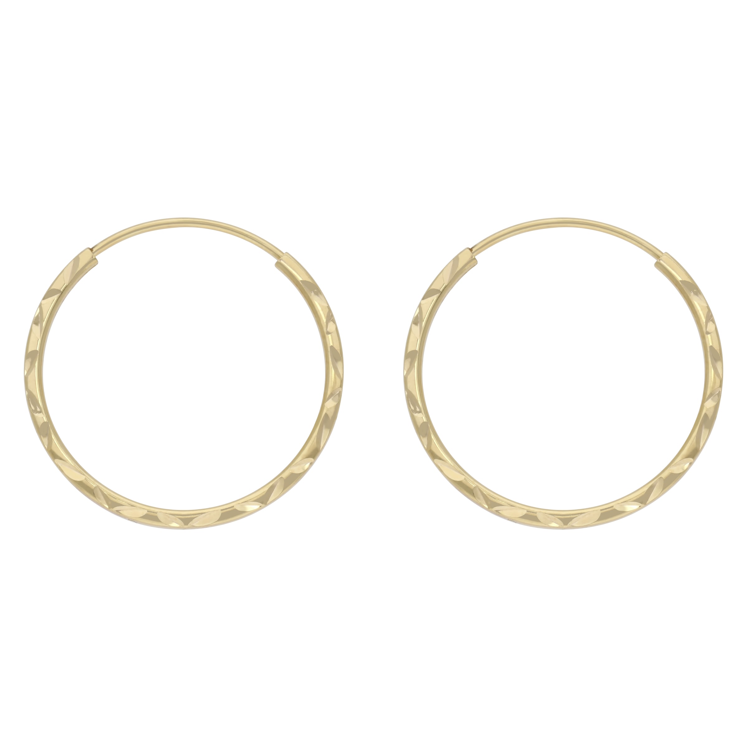 Paar Creolen FIRETTI "Schmuck Geschenk Gold 375 Ohrschmuck Ohrringe" Gr. 14, gelbgoldfarben, Ohrringe, Damen, 14, Gelbgold 375