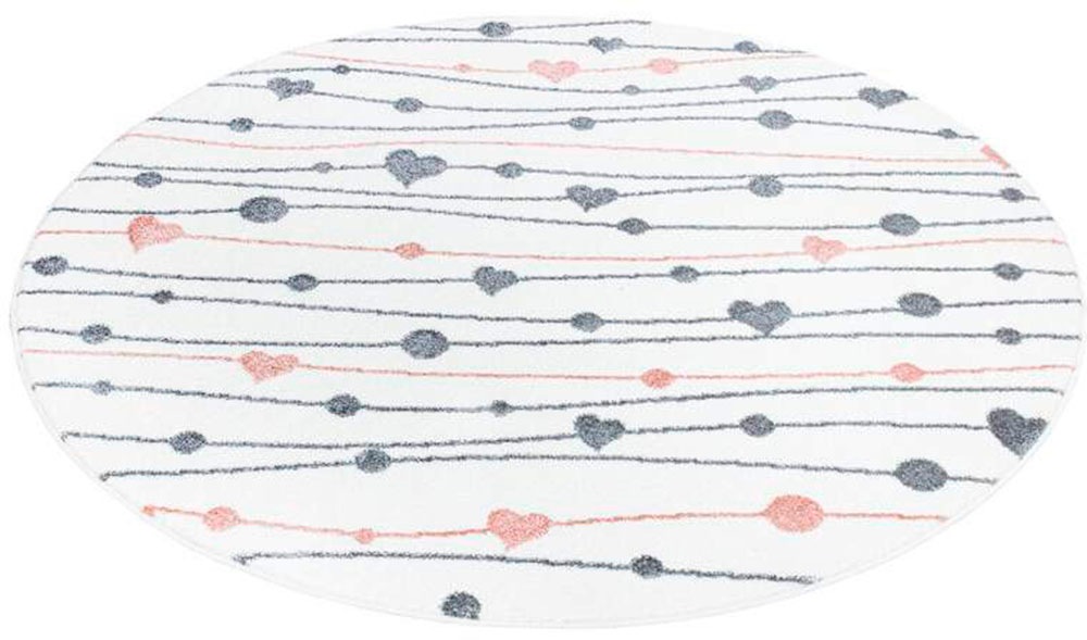 Carpet City Kinderteppich »ANIME901«, rund, 11 mm Höhe, Kinderzimmer Teppich Modern mit lustigen Cartoon-Figuren, Multi