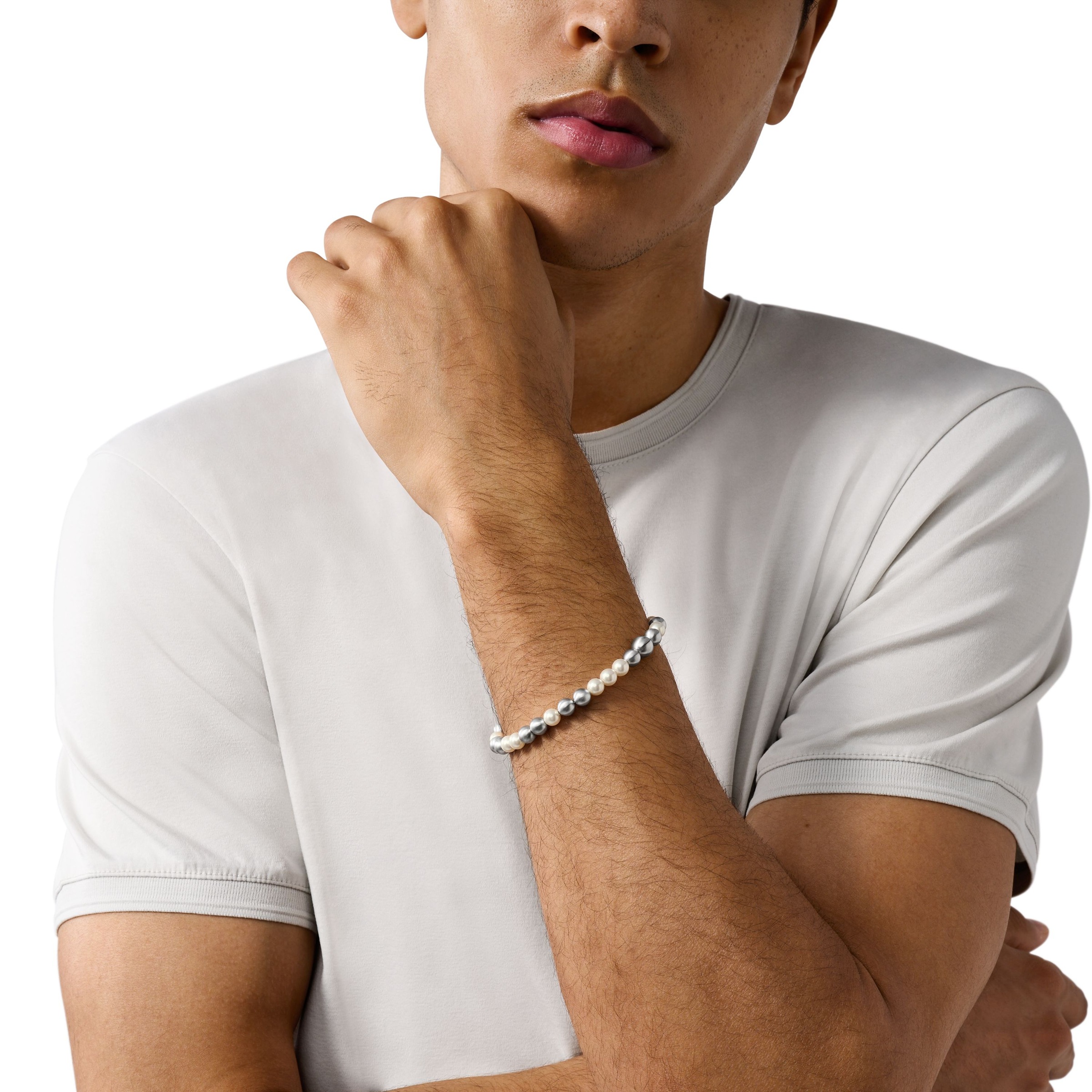 Emporio Armani Armband »Schmuck Geschenk Edelstahl« mit Glasstein