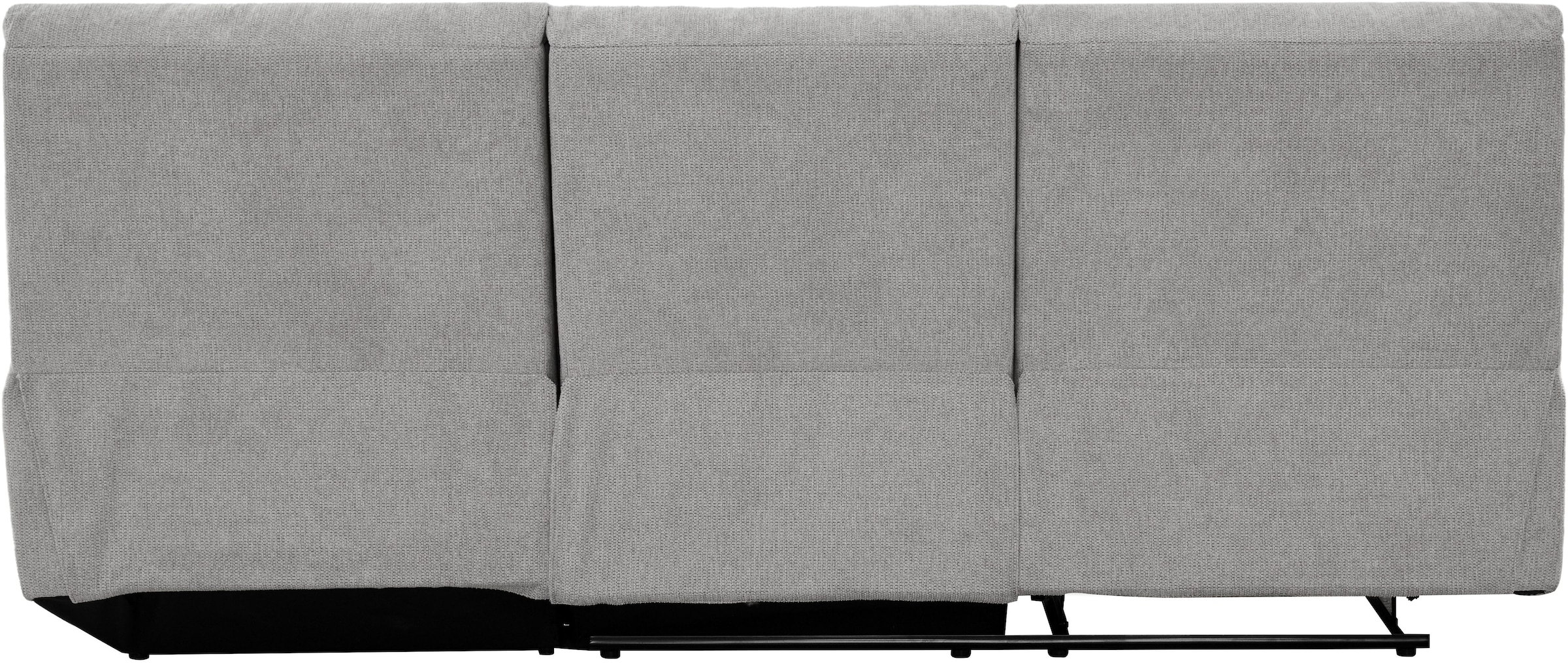Home affaire Ecksofa »LANNOY, L-Form,  233cm, manuelle u. elektrische Funktion, mit USB A/C,« Liegefunktion 105°-150°, Federkern, Struktur fein