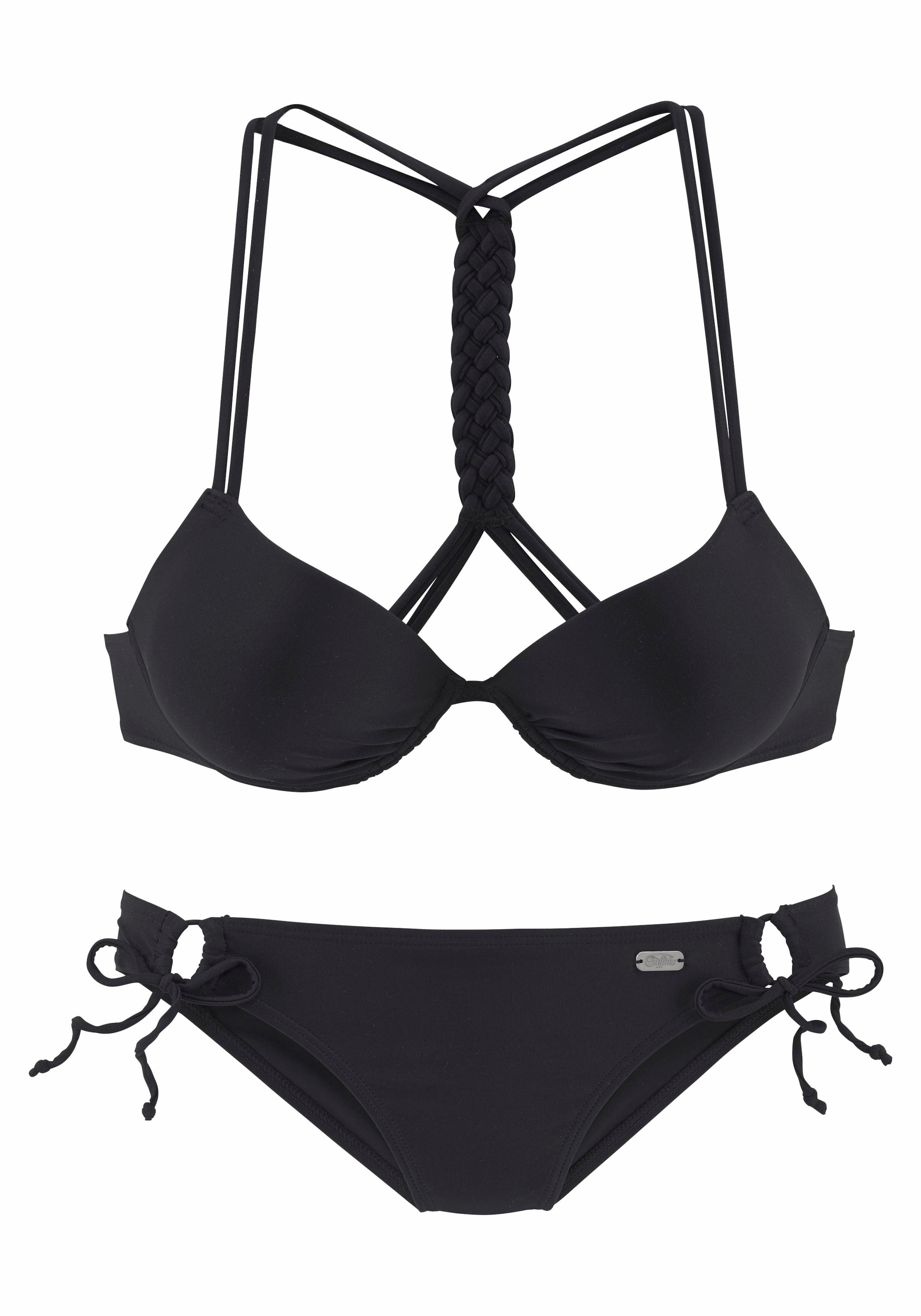 Buffalo Push-Up-Bikini, mit geflochtenem Rückendetail