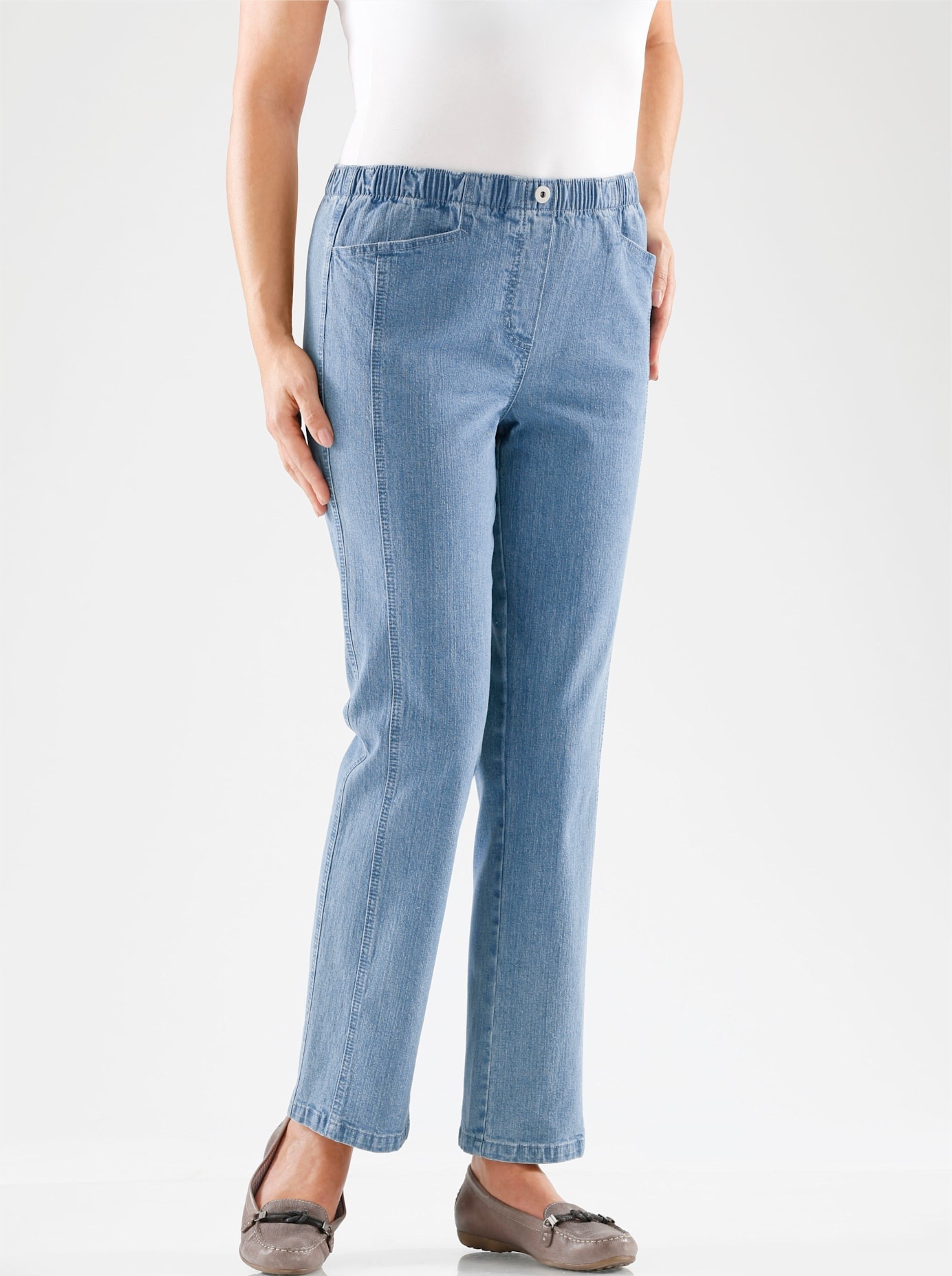 Classic Basics Schlupfjeans, (1 tlg.)