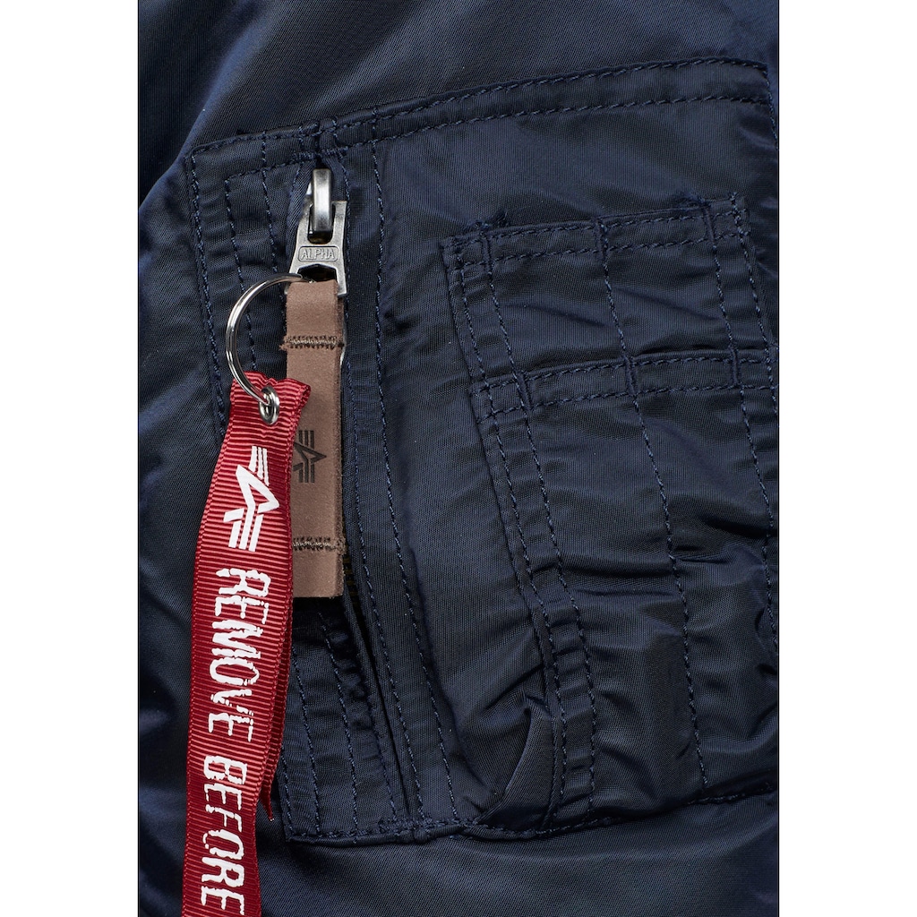 Alpha Industries Bomberjacke »MA-1 VF59 LONG«, ohne Kapuze, gefüttert