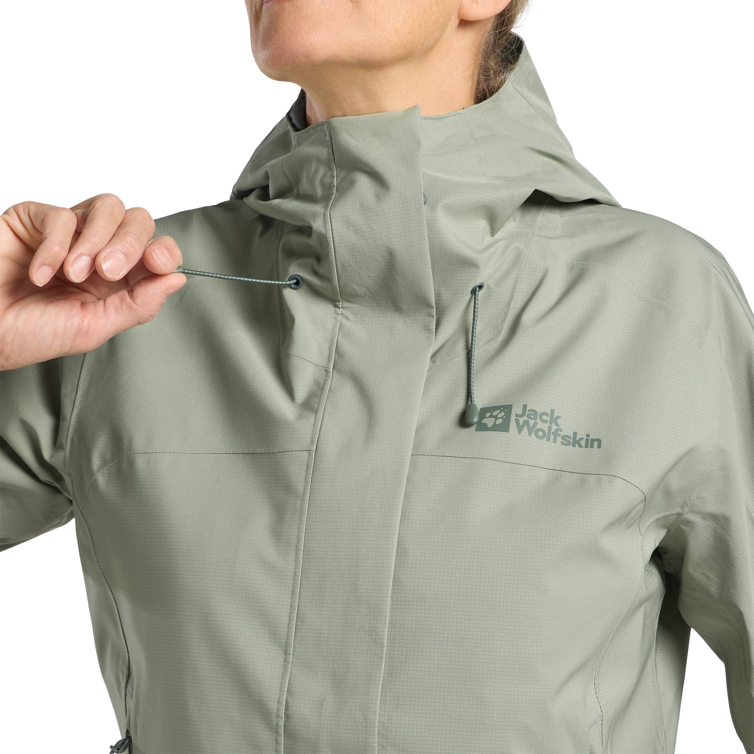 Jack Wolfskin Outdoorjacke »KAMMWEG 2L JKT W«, mit Kapuze
