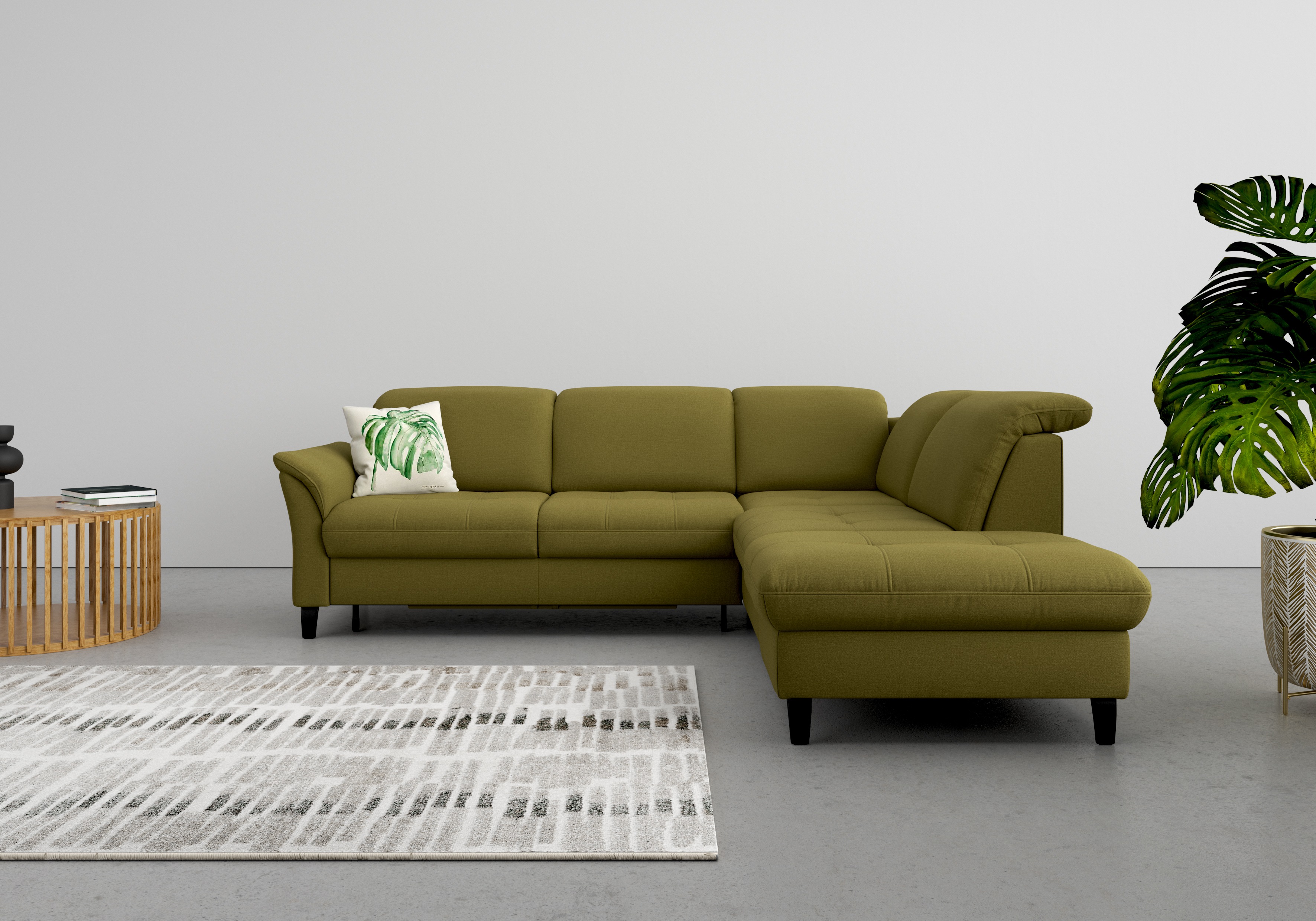 Thumbnail - sit&more Ecksofa "Maggiore L-Form" wahlweise mit Kopfteilverstellung, Bettfunktion und Stauraum
