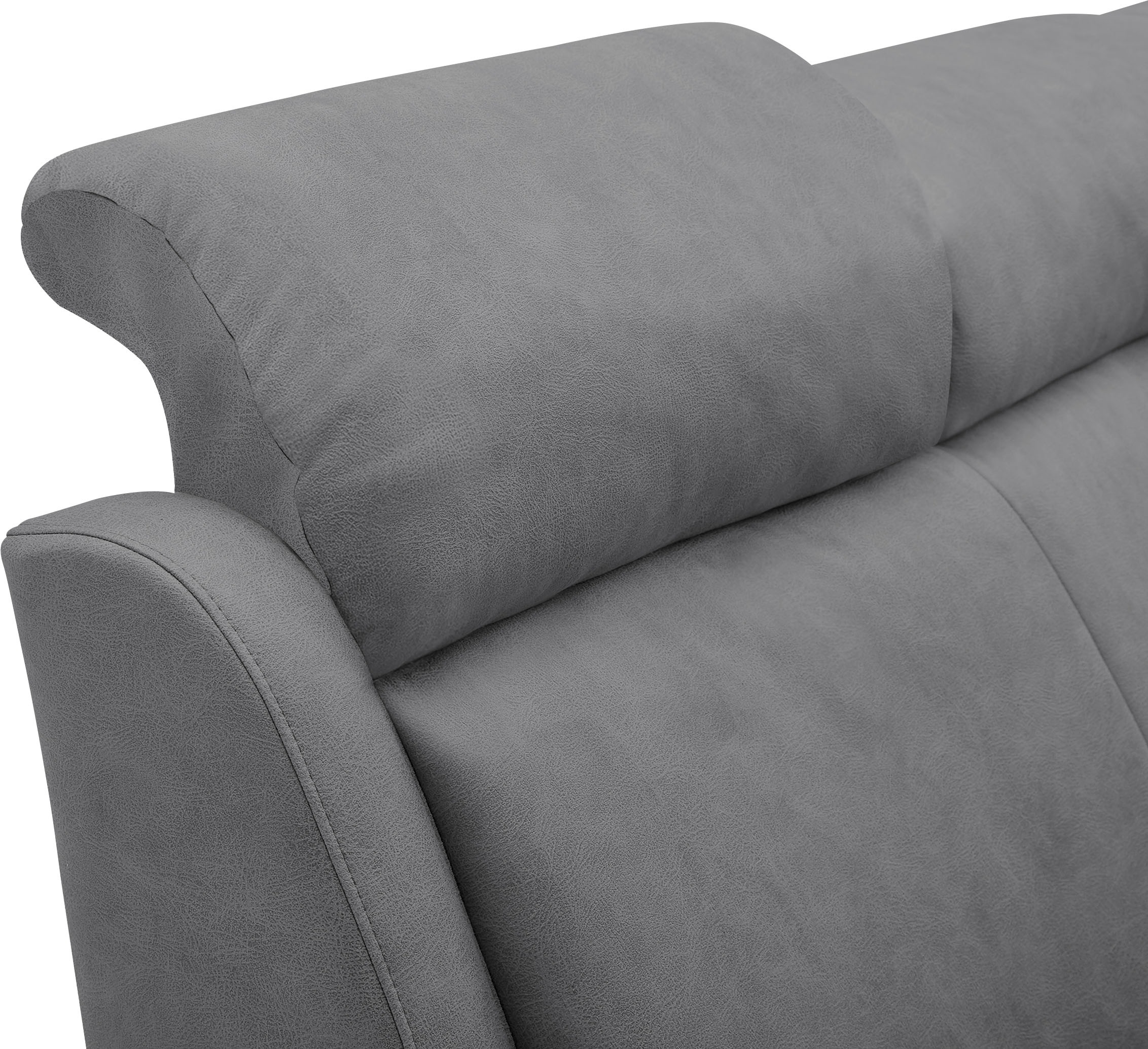 VILLA BECK 3-Sitzer »Varese«, (1 St.), Kopfteilverstellung, wahlweise mit Sitzvorzug, in Sitzhöhe 49 cm
