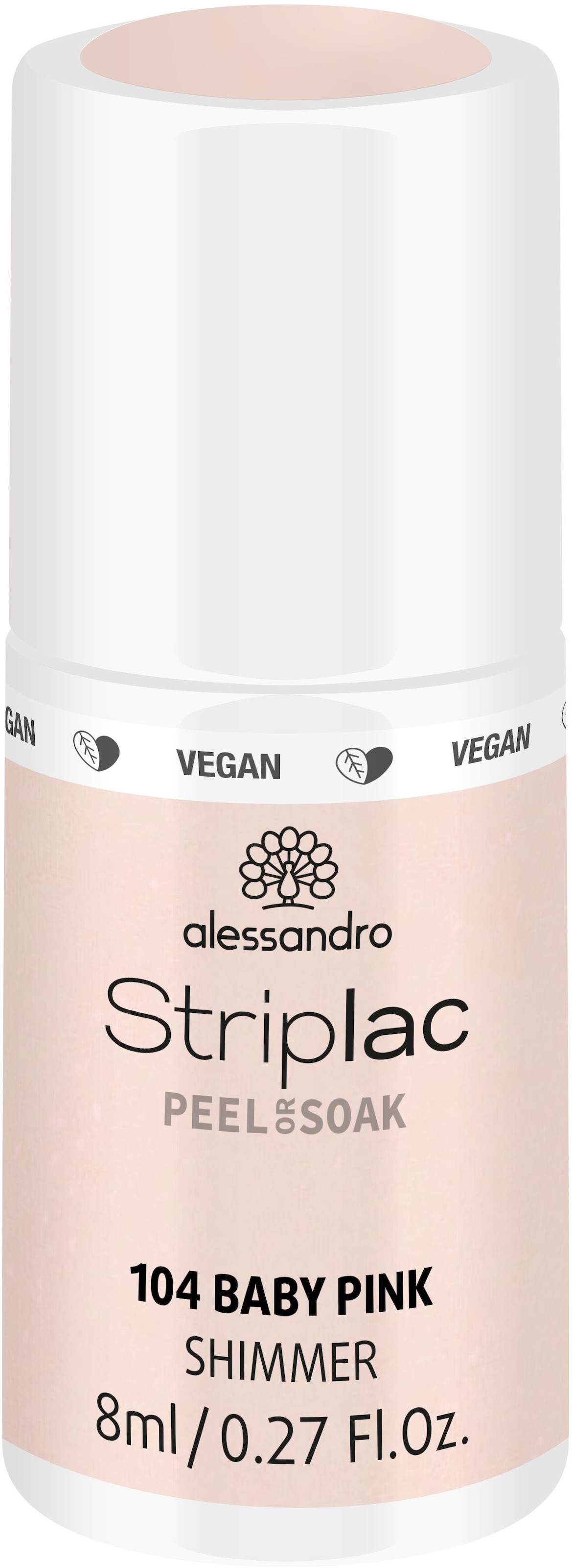 alessandro international BAUR vegan »Striplac PEEL UV-Nagellack bestellen SOAK«, OR 