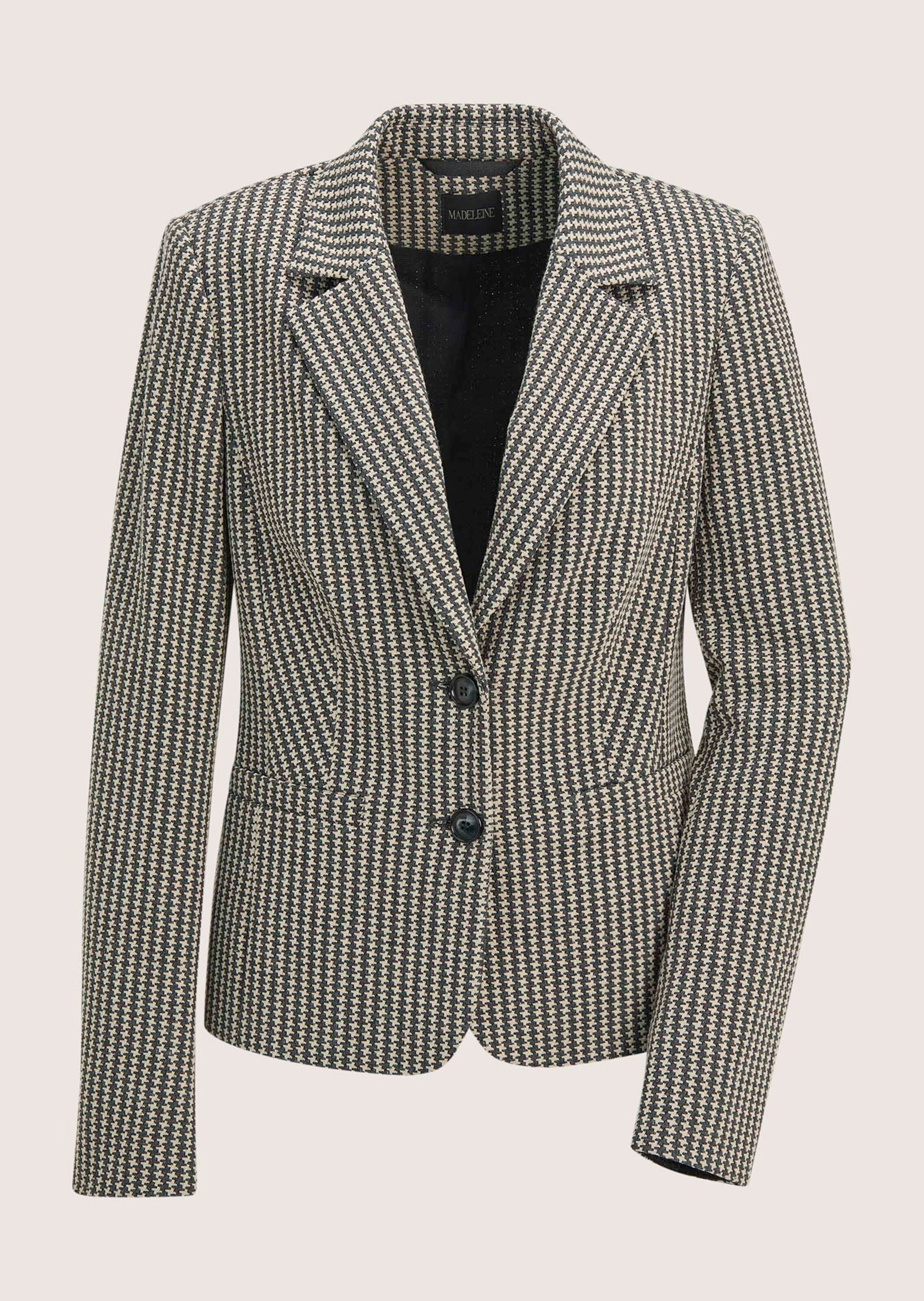 MADELEINE "Jerseyblazer Eleganter Einreiher mit Reverskragen" Jersey Blazer, Minimaldesign