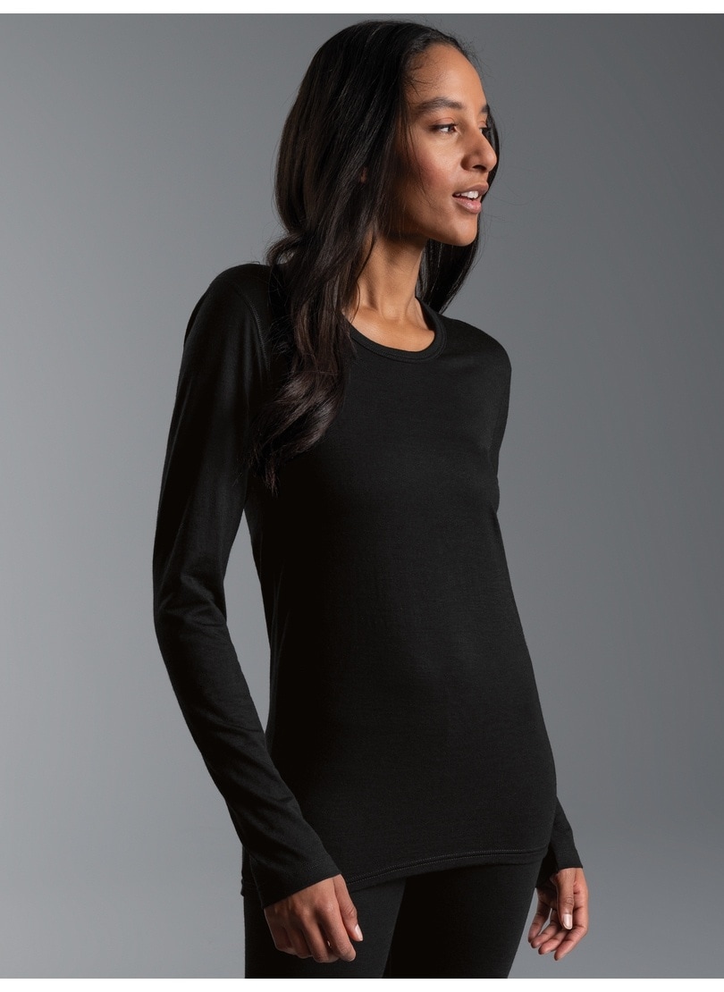 Thumbnail - Trigema Longsleeve "TRIGEMA Sportshirt aus Merinowolle" 1 Stk.