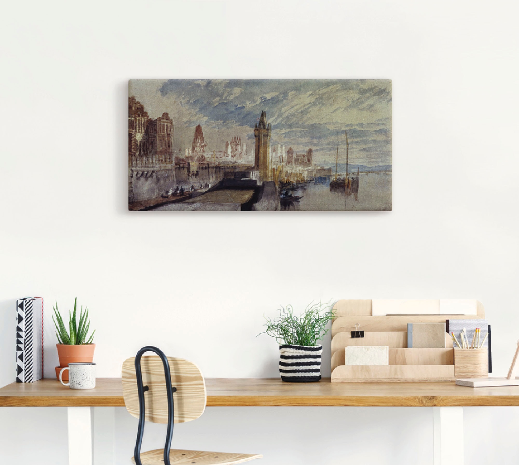Artland Wandbild »Mainz am Rhein.«, Deutschland, (1 St.), als Leinwandbild, Wandaufkleber oder Poster in versch. Größen