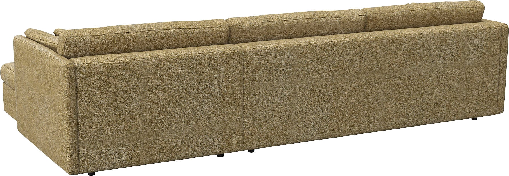 FLEXLUX Ecksofa »Lovane«, Weich & anschmiegsam, große Sitztiefe auf Kaltschaum, Dekokissen inkl.
