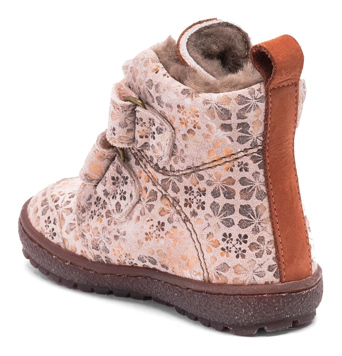 Bisgaard Lauflernschuh »storm lamb«, Babyschuh mit Lammfell, Größenschablone zum Download