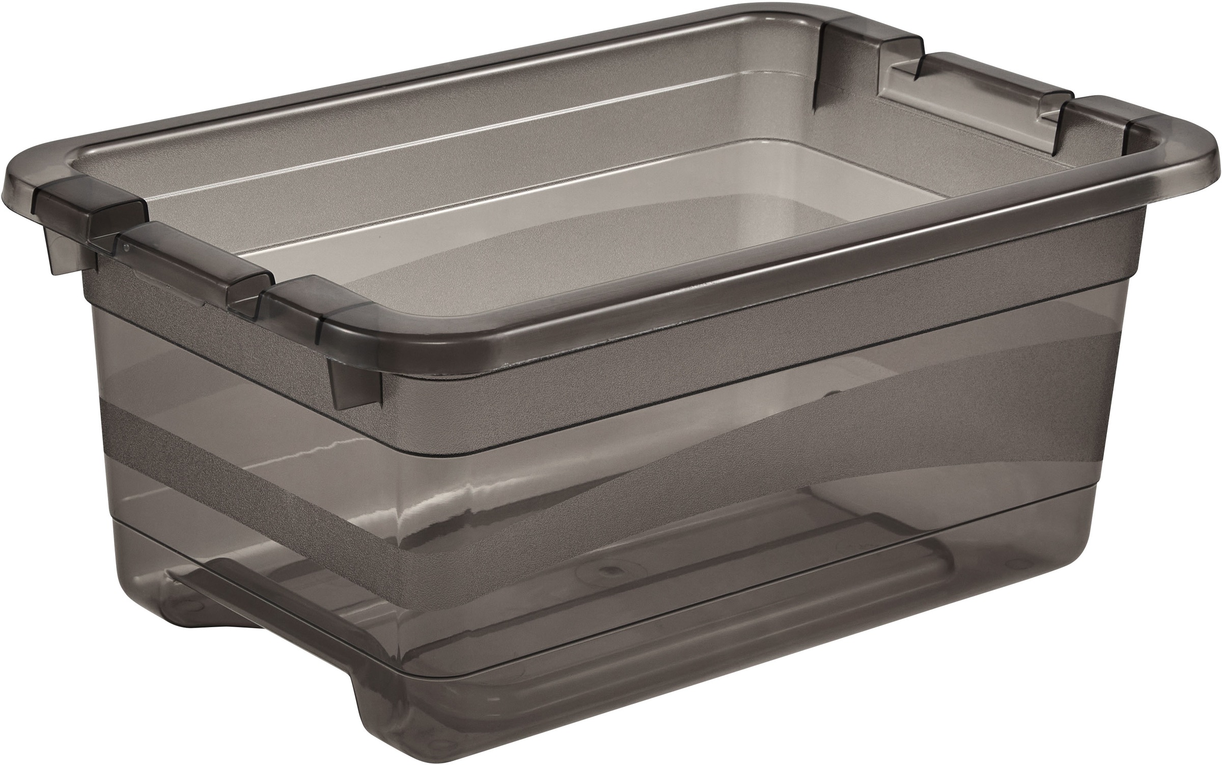 keeeper Aufbewahrungsbox »Cornelia, 6er Set, 4 L, 29,5 x 19,5 x 12,5 cm« durch Clips verschließbar, Griffe am Boden