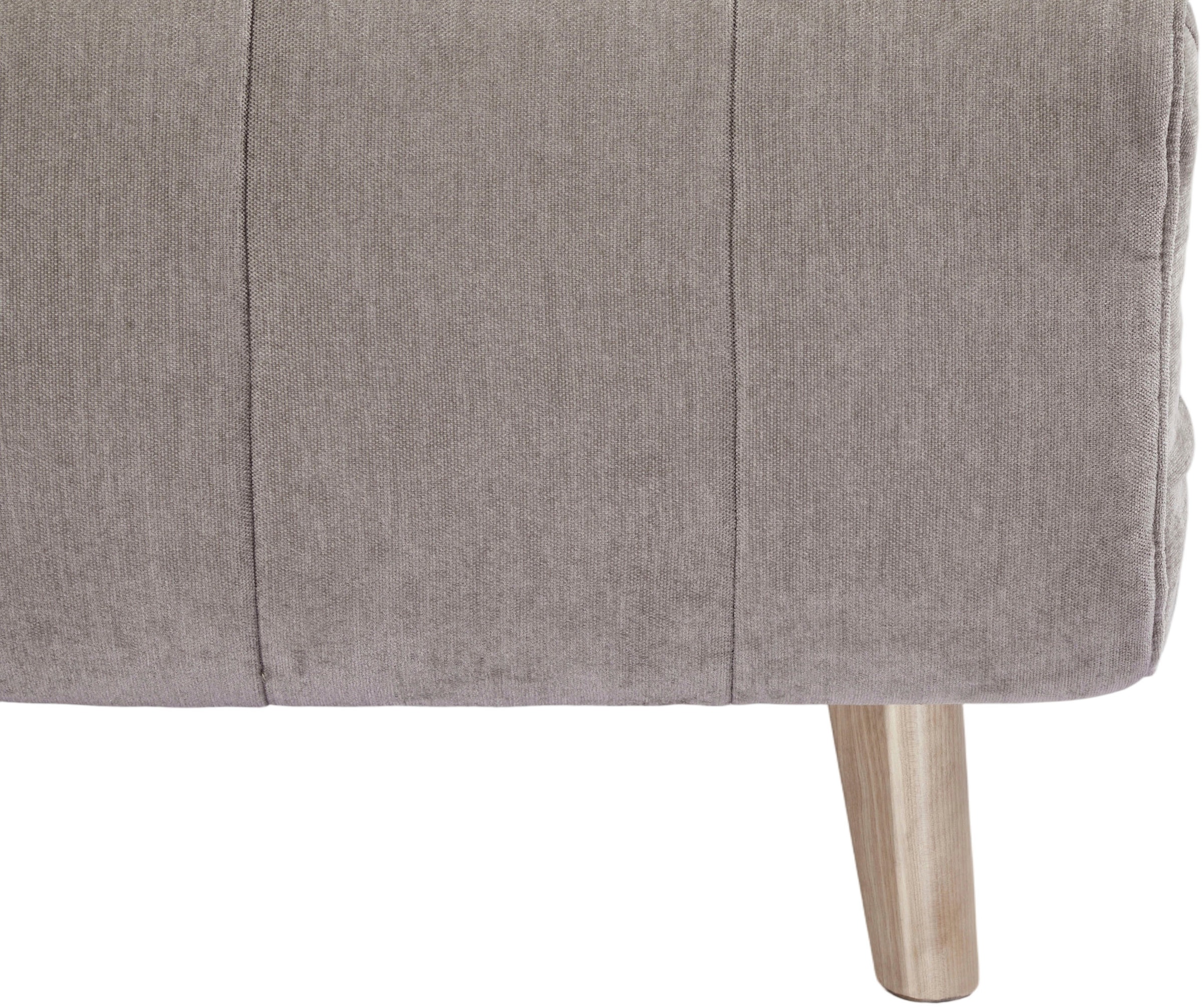 OTTO home Schlafsofa »FANNSEY 140 cm -2-Sitzer, verstellbare Rückenlehne« Verstellbare Rückenlehne und Sofa mit Bettfunktion