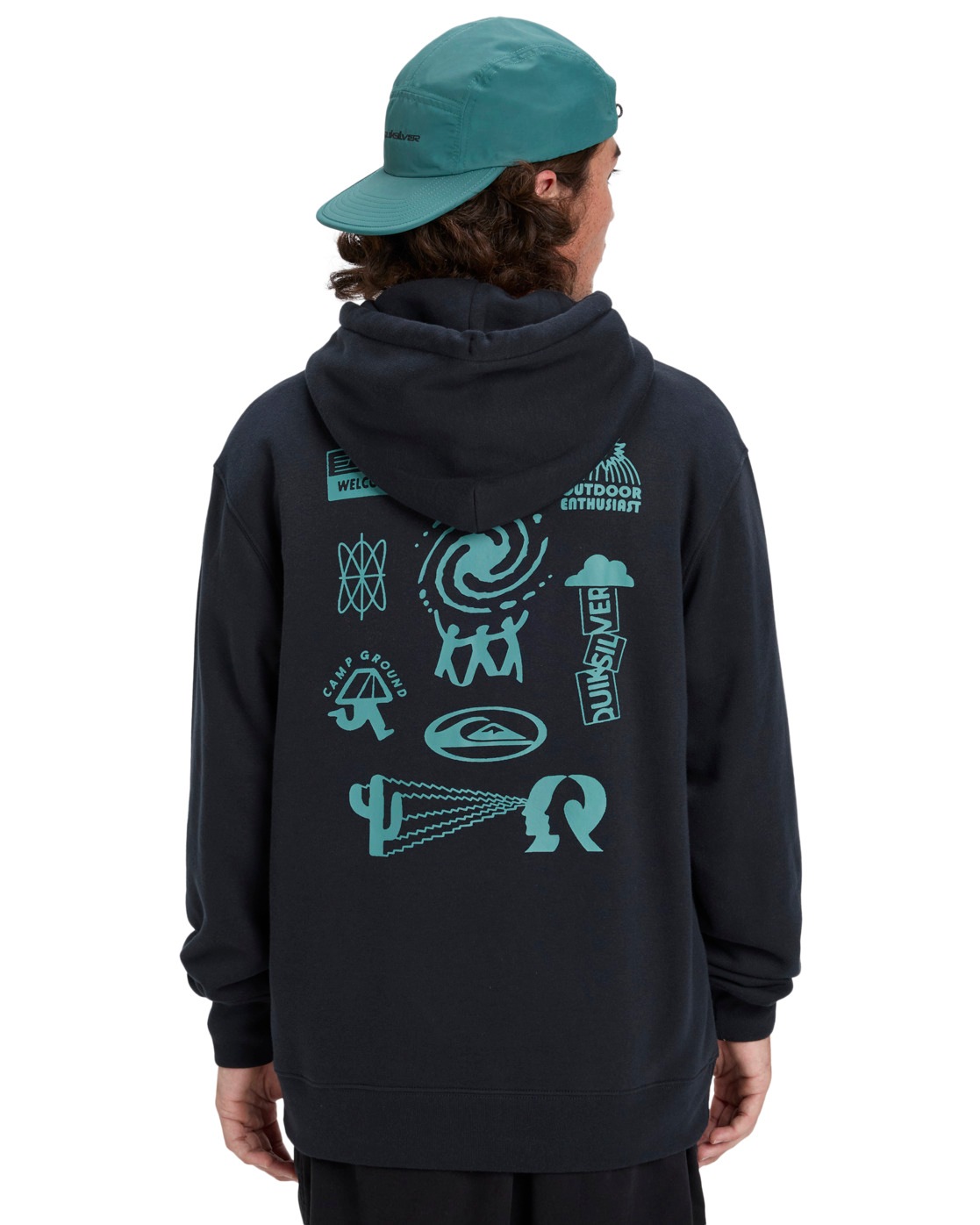 Quiksilver Kapuzensweatshirt "Salt Water Graphic" günstig online kaufen