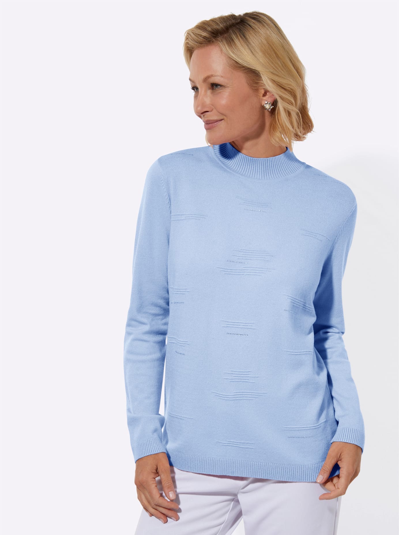 Stehkragenpullover "Stehkragen-Pullover" günstig online kaufen