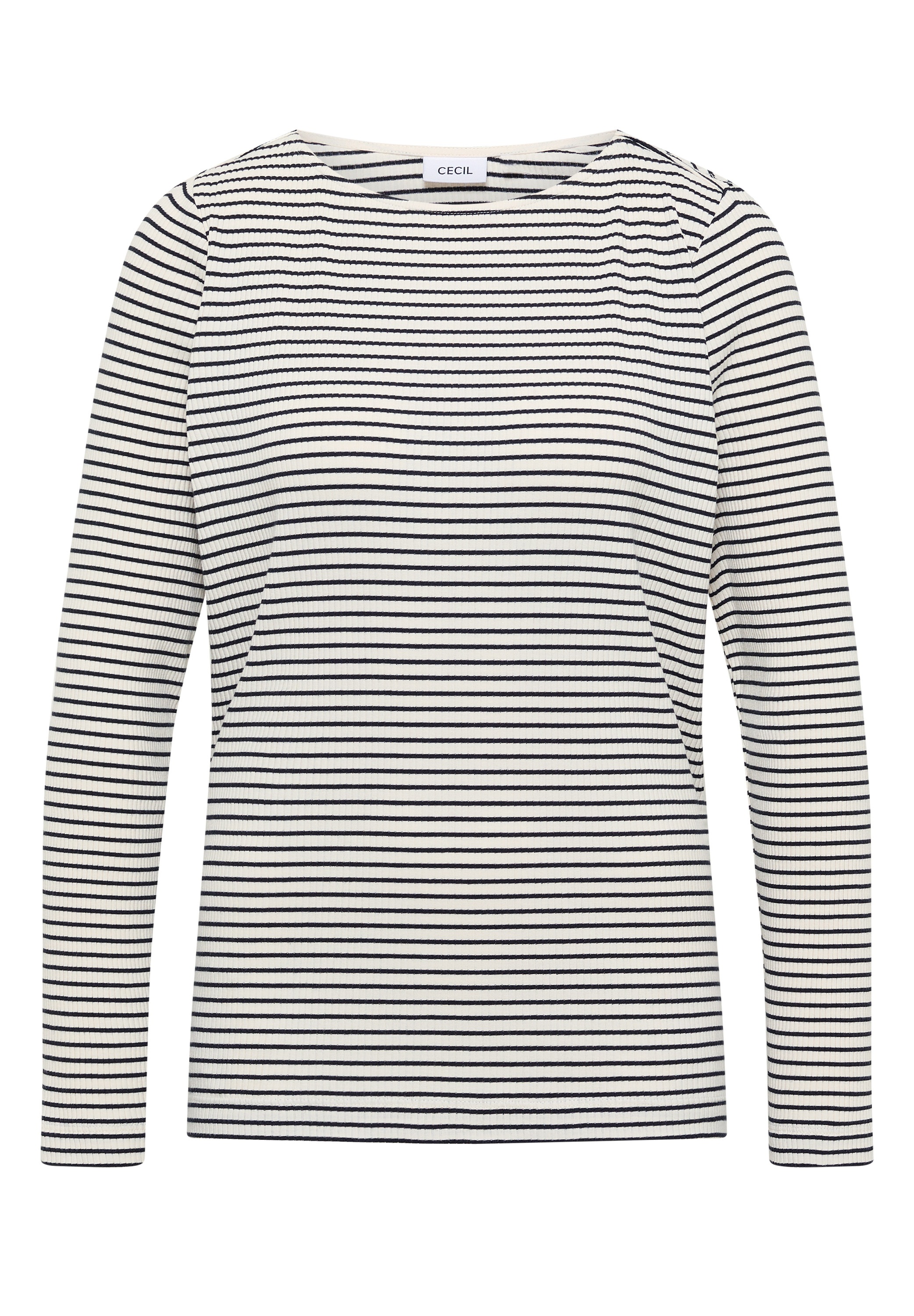 CECIL Women's Long Sleeve Shirt Creamy White Size XS 3