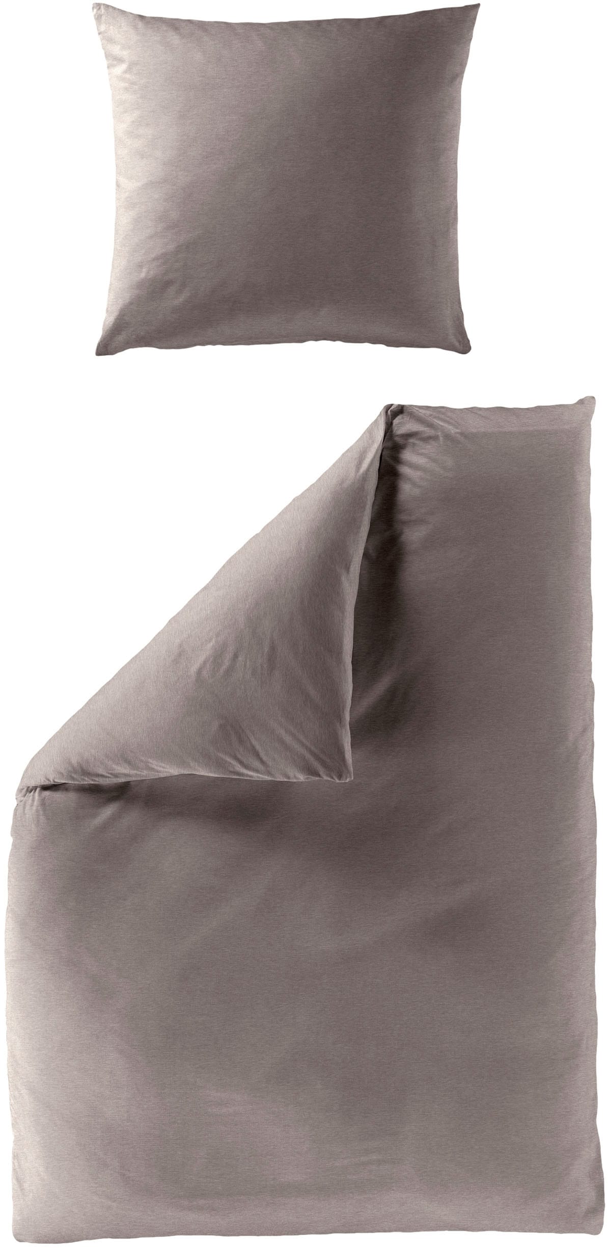 BIERBAUM Bettwäsche "4135" 2 Stk. Jersey-Melange, bügelfrei, designed in Ge günstig online kaufen