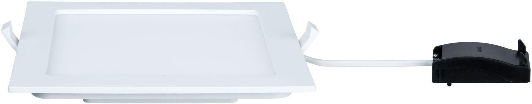 Paulmann LED Deckenleuchte, 1 flammig, Panel Dimmbar Badleuchte Weiß eckig 9W IP44 spritzwassergeschützt