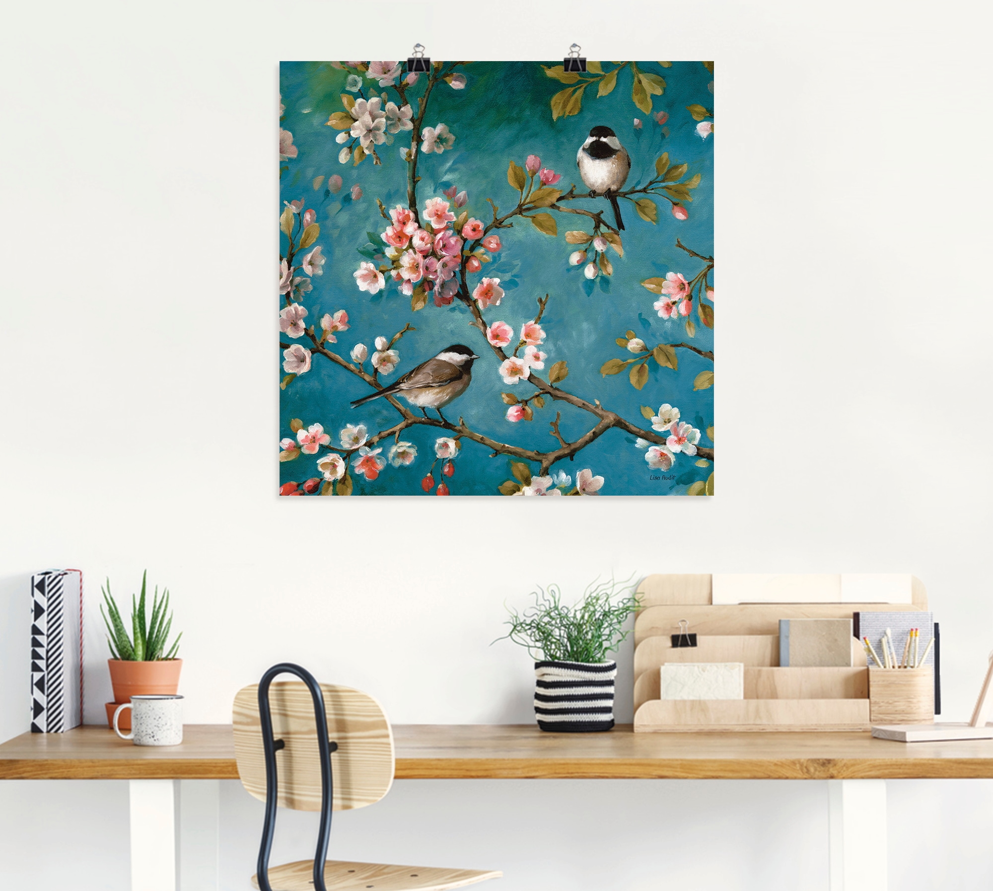 Artland Wandbild »Blüte II«, Blumen, (1 St.), als Leinwandbild, Poster in verschied. Größen