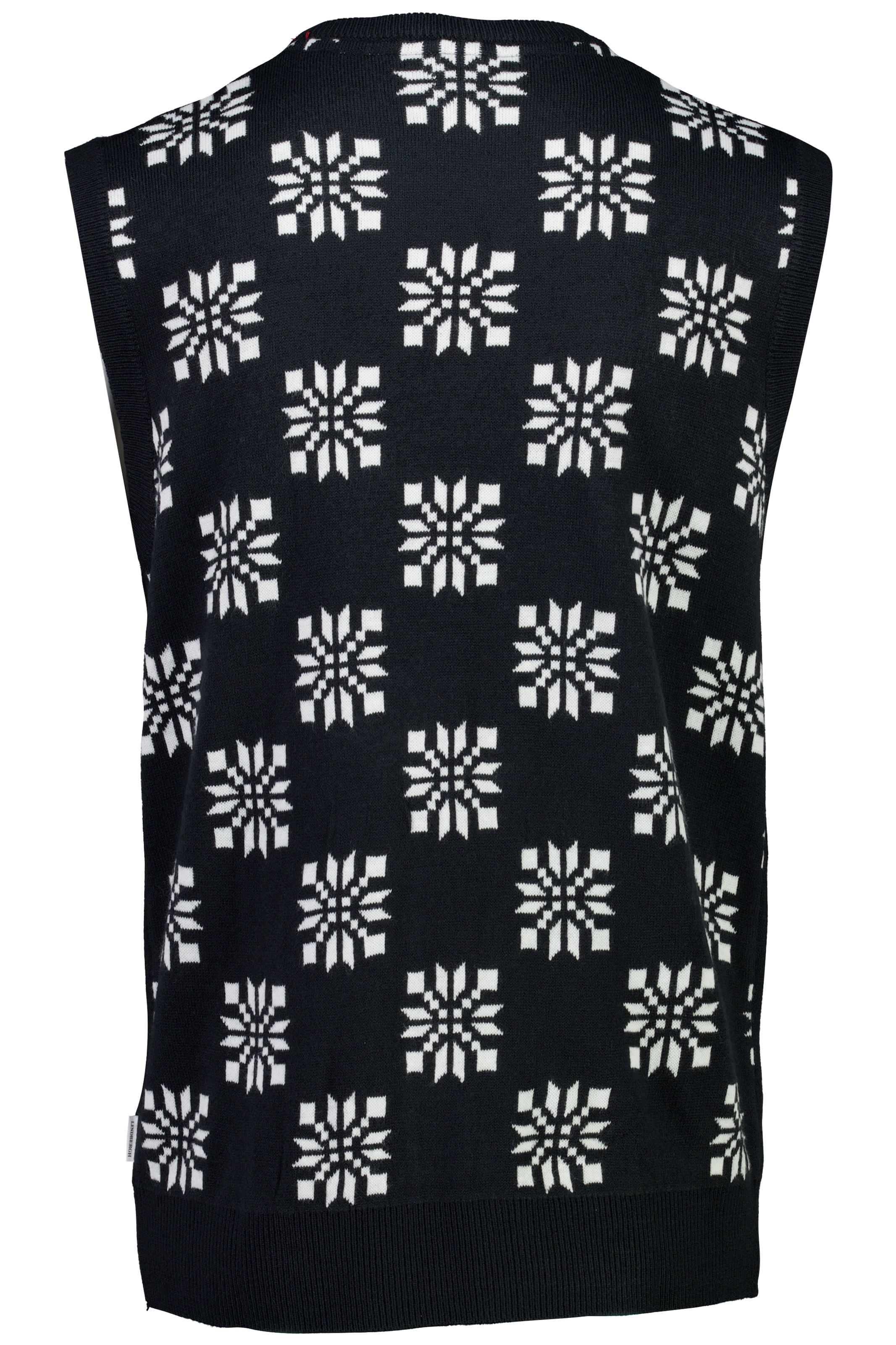 LINDBERGH Pullunder mit weihnachtlichem Intarsien Muster