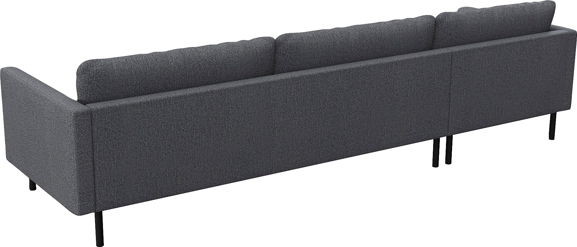 FLEXLUX Ecksofa »Bolzano, elegant und bequem, L-Form«, Sitzaufbau mit Kaltschaum & Stahl-Wellen, loose Sitz -& Rückenkissen