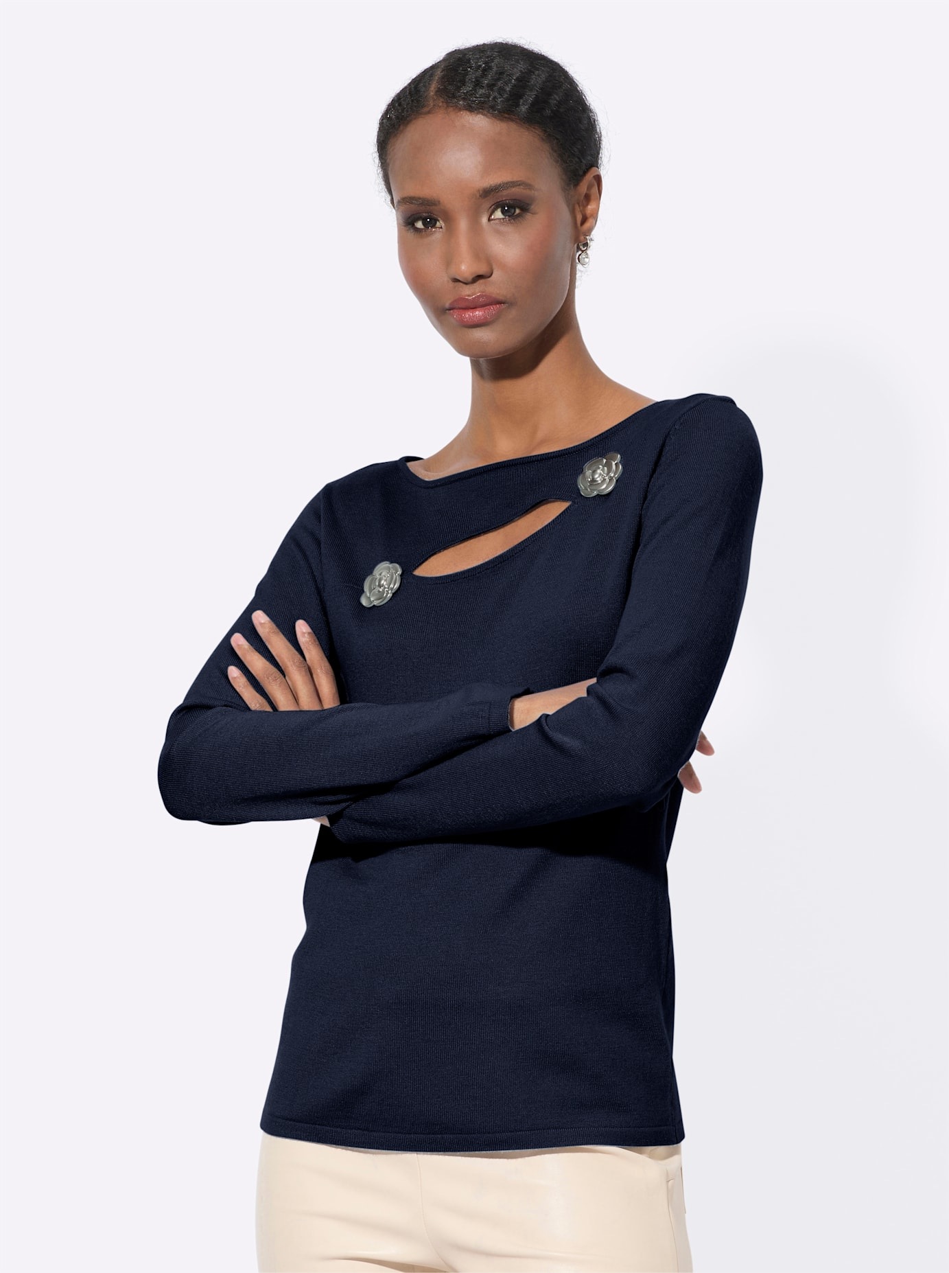 creation L Strickpullover "Modal-Mix-Pullover" günstig online kaufen