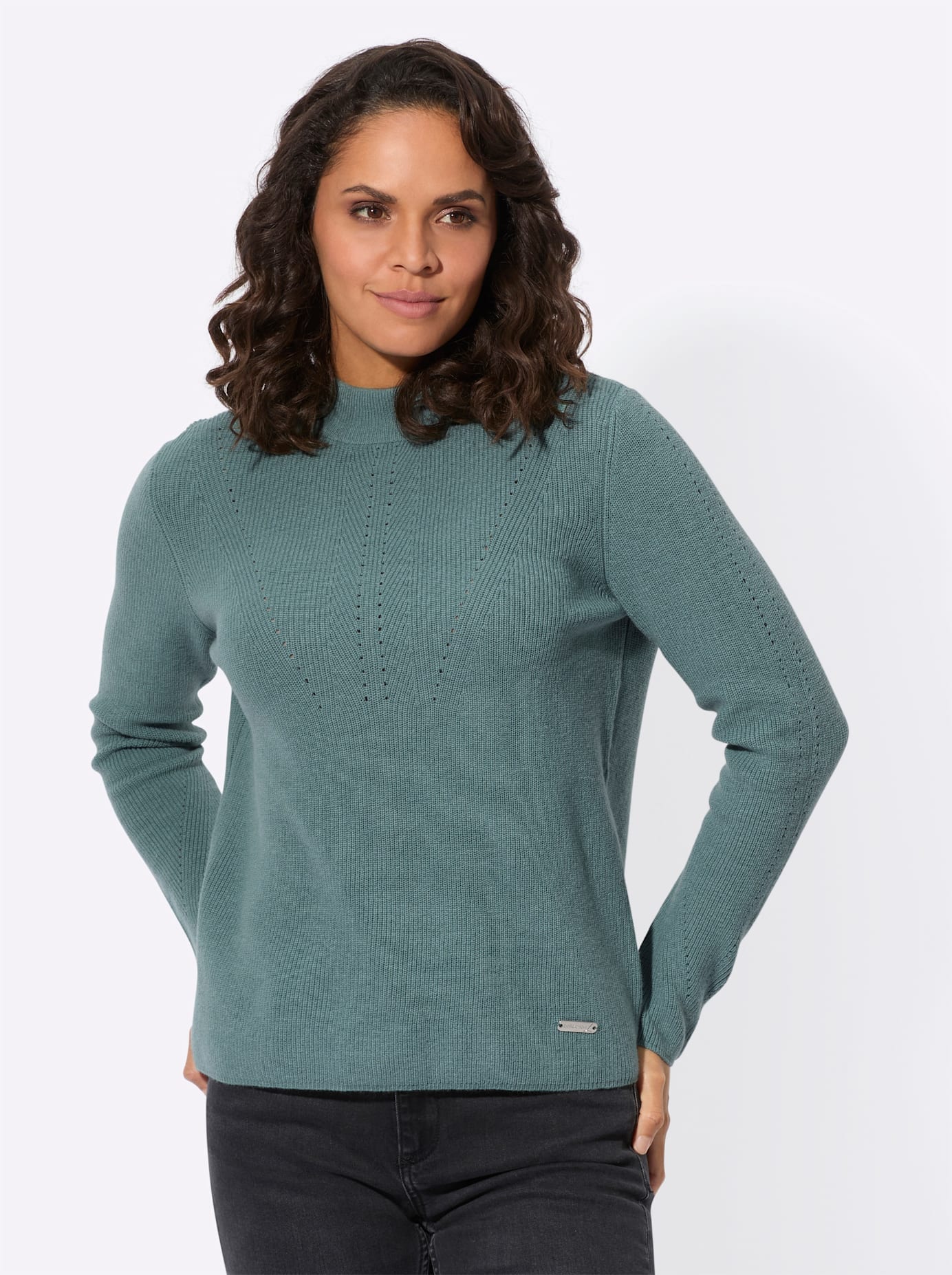 Casual Looks Stehkragenpullover »Stehkragen-Pullover«