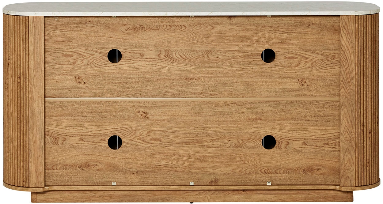 Jahnke Sideboard »STRING SB 160«, (1 St.), Sideboard, 4-türig, Marmor-Look, Breite 159,5 cm