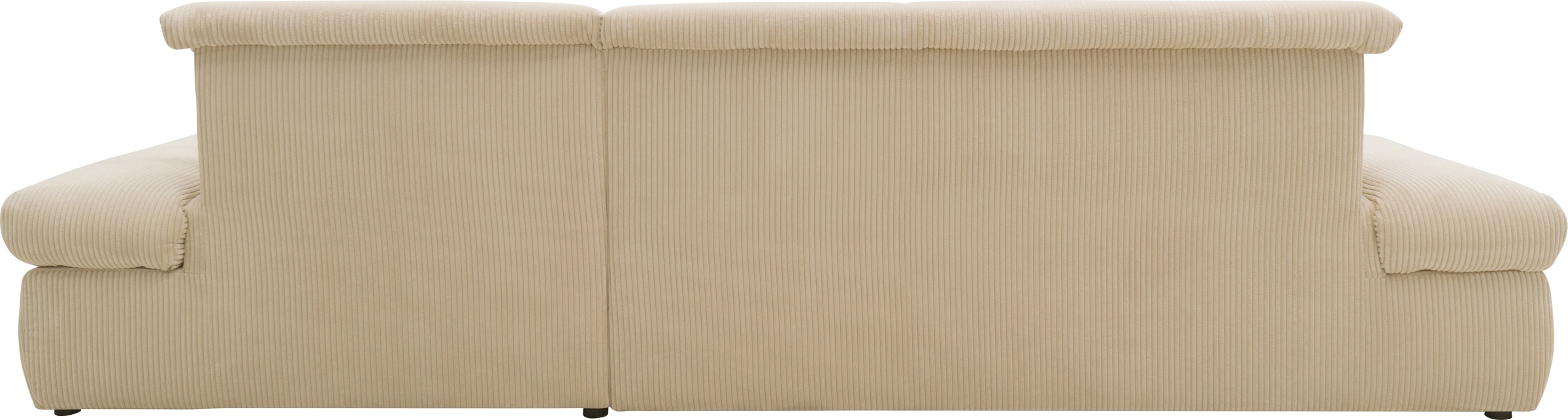 DOMO collection Ecksofa »Moric, L-Form, XXL-Sofa - Breite 300cm«, wahlweise mit Bettfunktion und Armteilverstellung, Cord