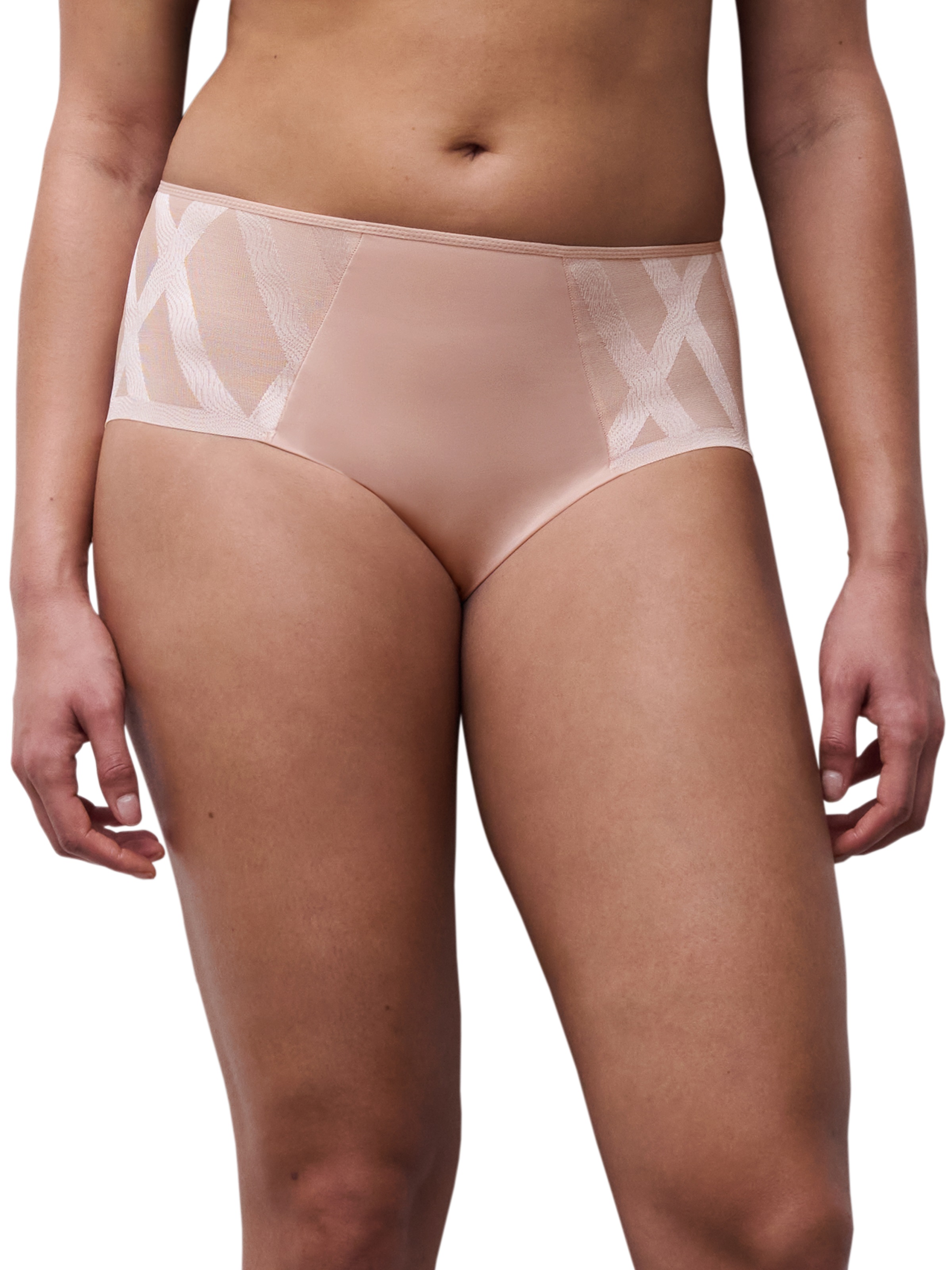 Chantelle Slip "GLAZE" grafisches Gewebe mit matten und schimmernden Kontrasten