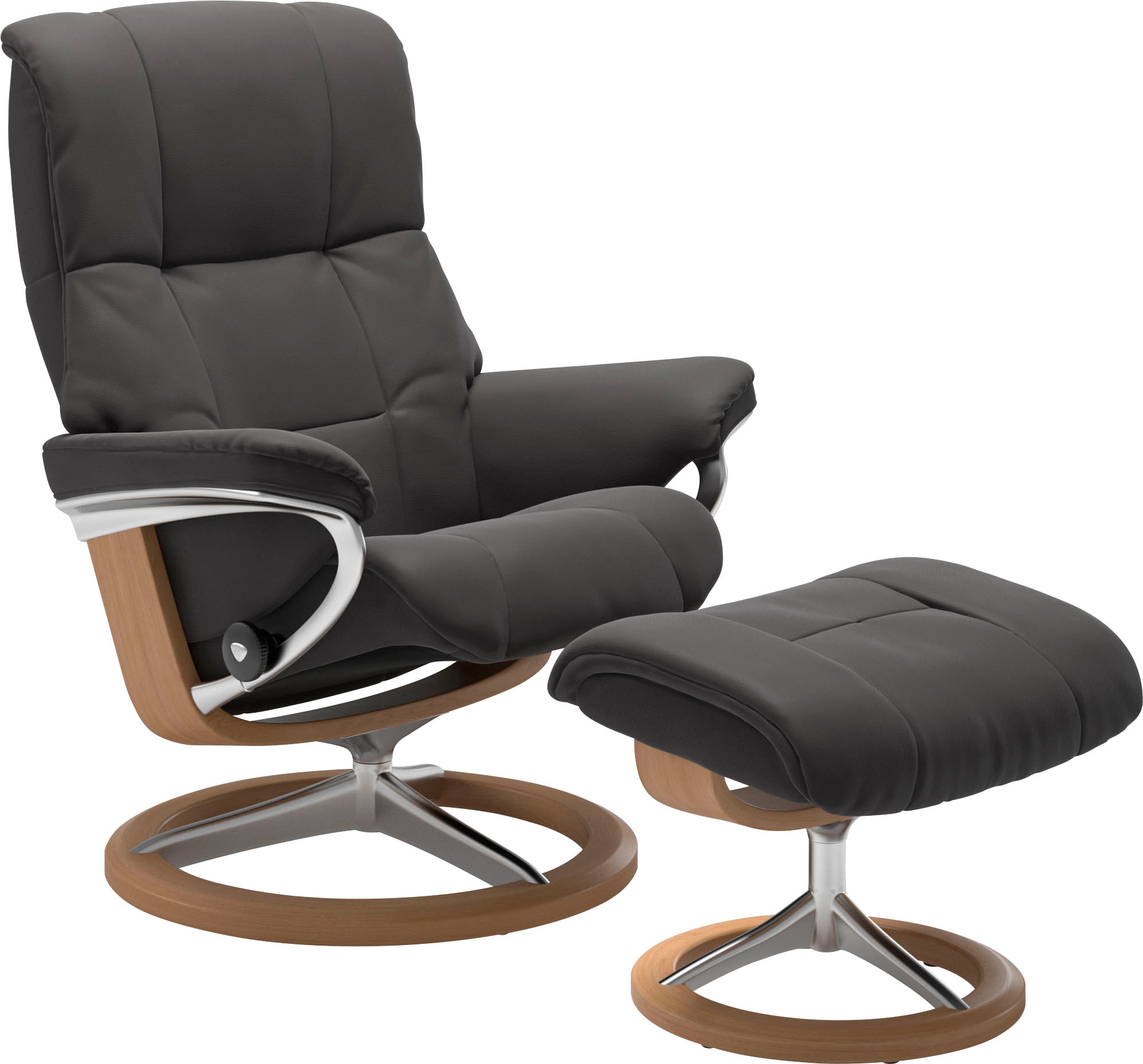 Stressless Fußhocker "Mayfair", mit Signature Base, Gestell Eiche