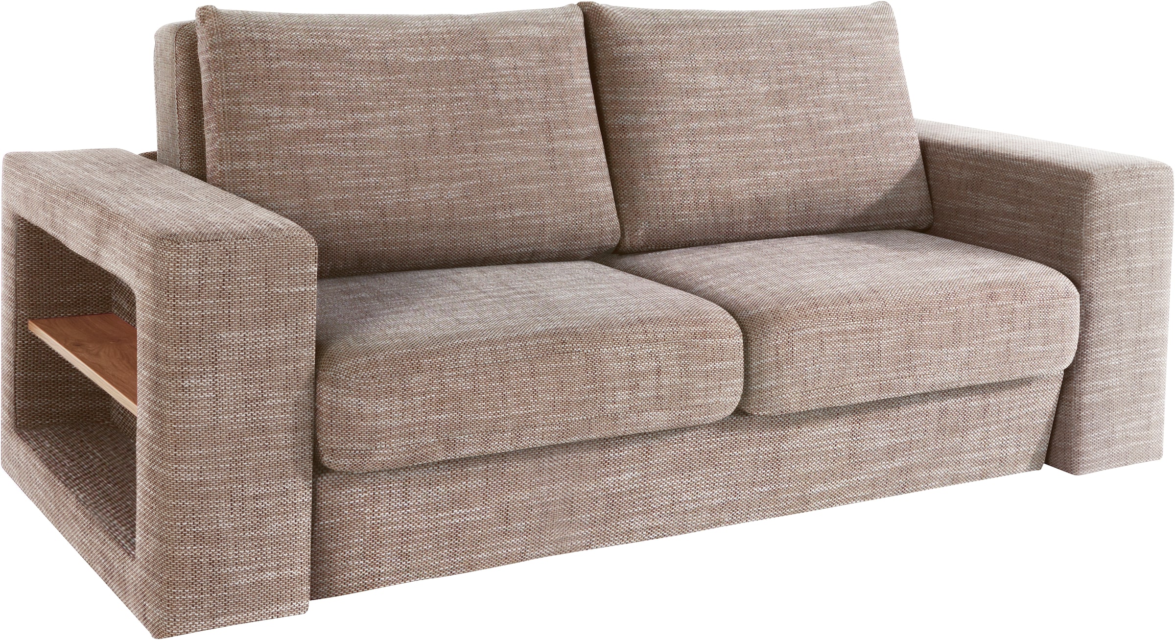LOOKS by Wolfgang Joop 3-Sitzer »Looksvb«, Verwandlungssofa: aus Sofa wird Sofa mit 2 Hockern, mit Regalfunktion