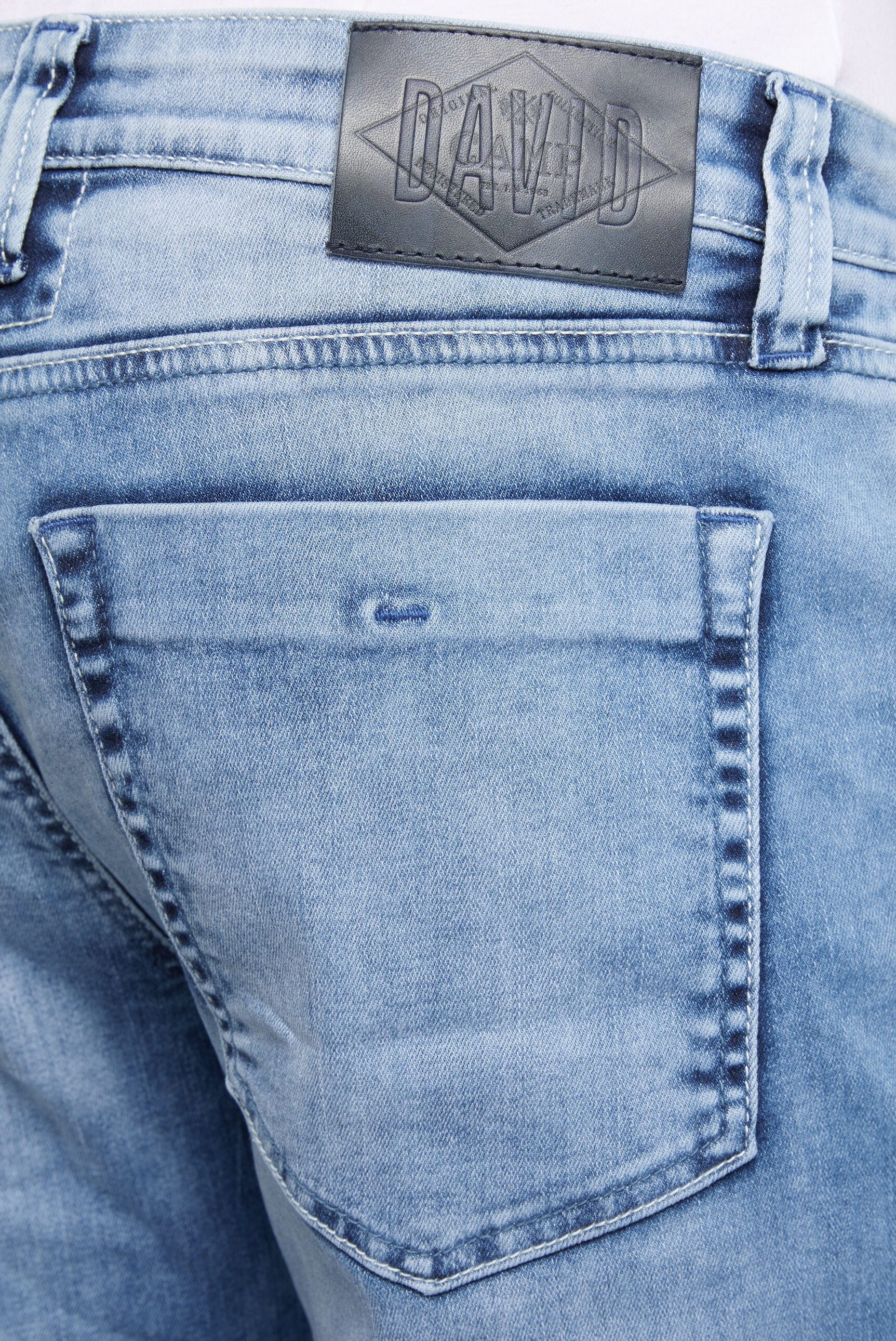 CAMP DAVID Regular-fit-Jeans, mit Wrinkle-Effekten