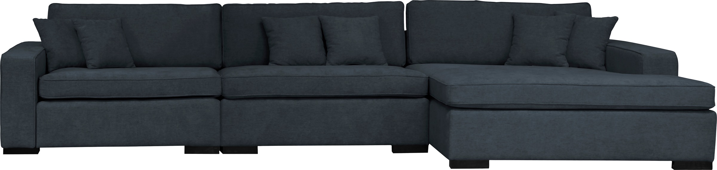 Home affaire Sofa-Eckelement "Skara XXL L-Form", Lounge-Sofa XXL mit Federk günstig online kaufen