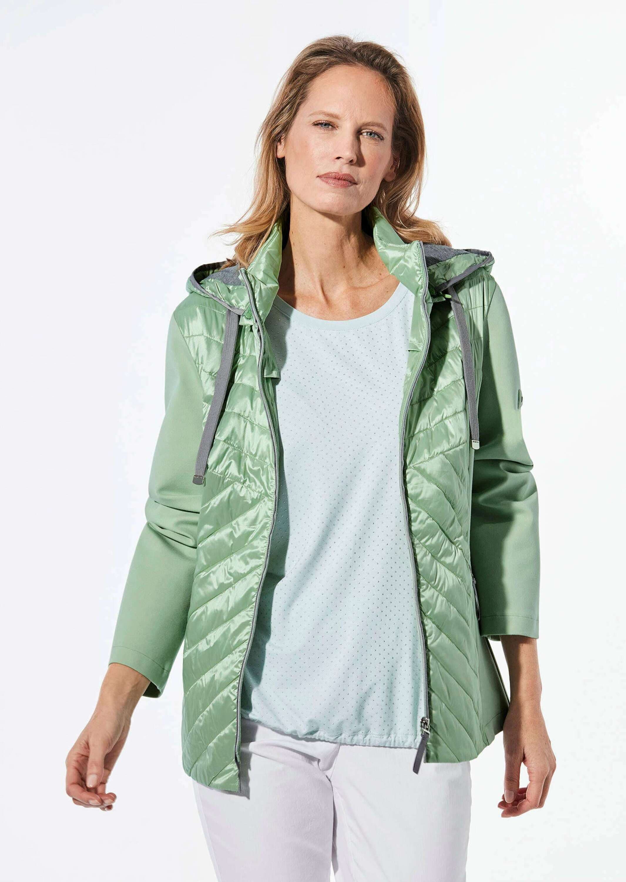 GOLDNER Kurzjacke »Steppjacke mit abnehmbarer Kapuze«
